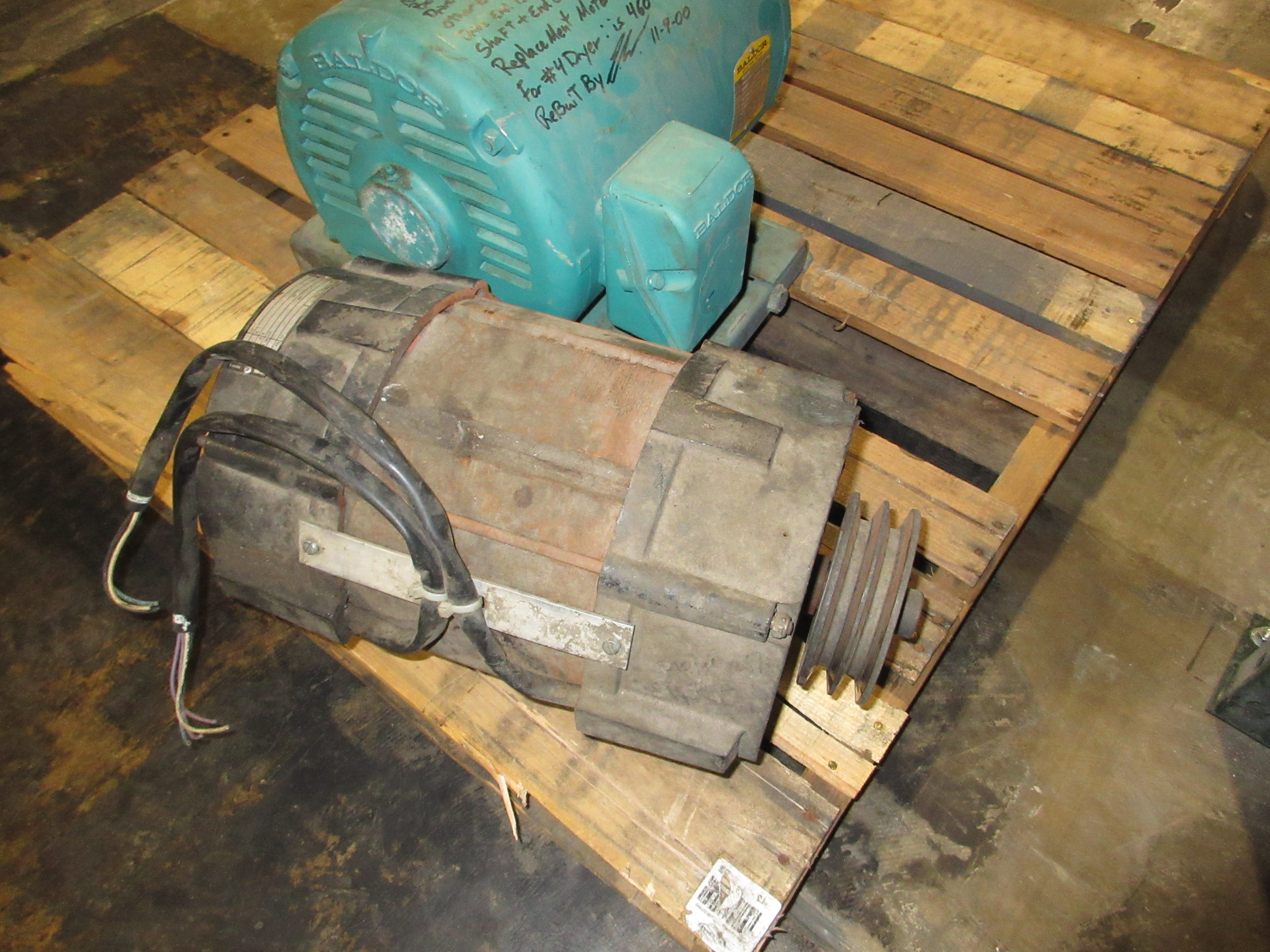 API Eimo Drive Motor 0F 160 K/12-18-3T-2901 1kW 380-415V 6.5/5.8A Used