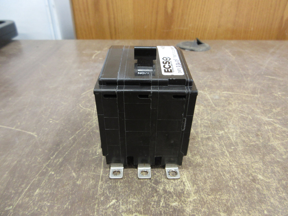 Square D Circuit Breaker QOB320 20A 240V 3P *Missing (3) Terminal Screws* Used