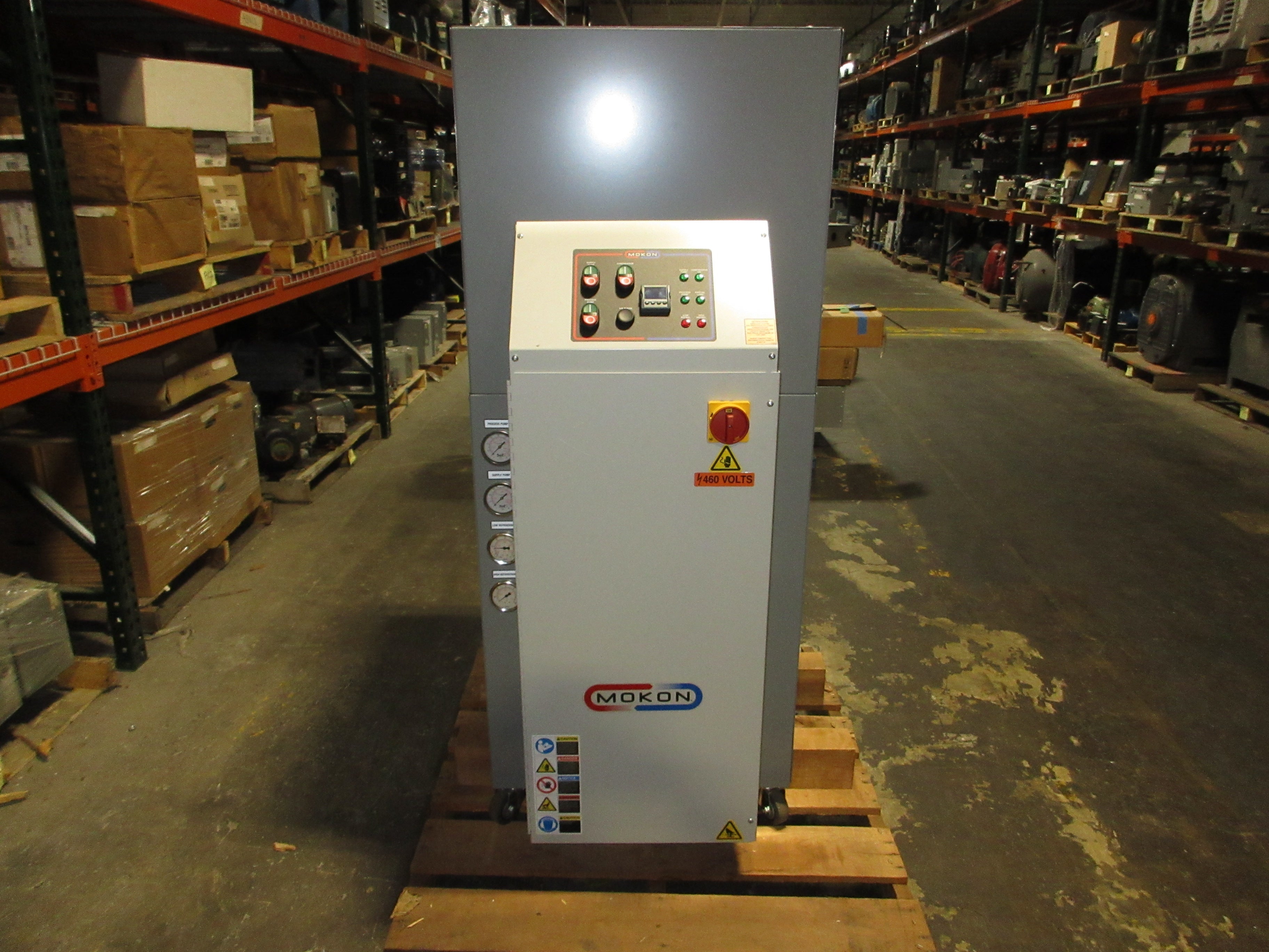 Mokon Water Temperature Control Unit 311513 3kW 460V 3Ph 60Hz 15A 200°F Max Used