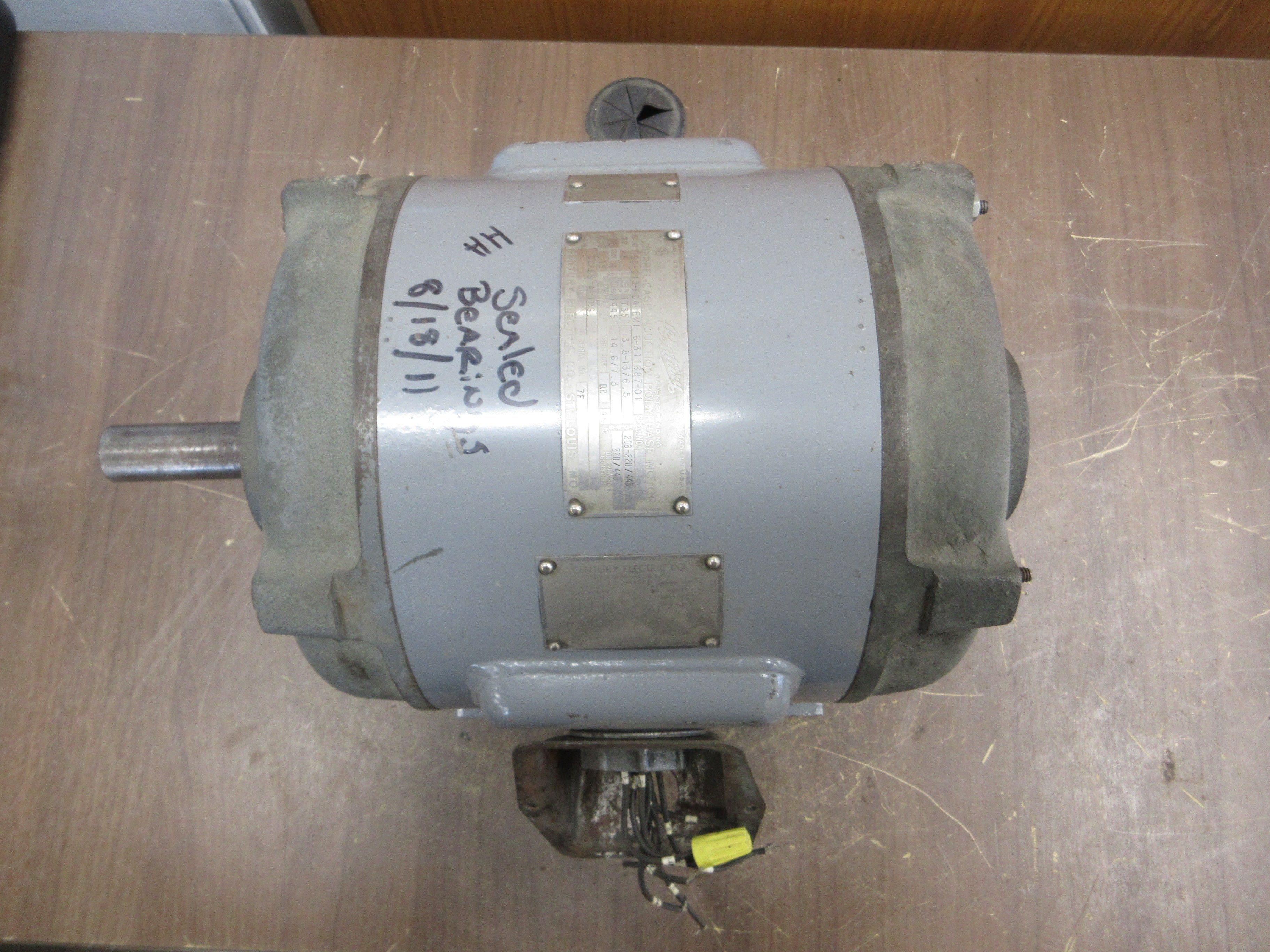 Century Induction Motor SC-215-FCA EMI 6-311687-01 5HP 1800RPM 208-220/440V 3Ph