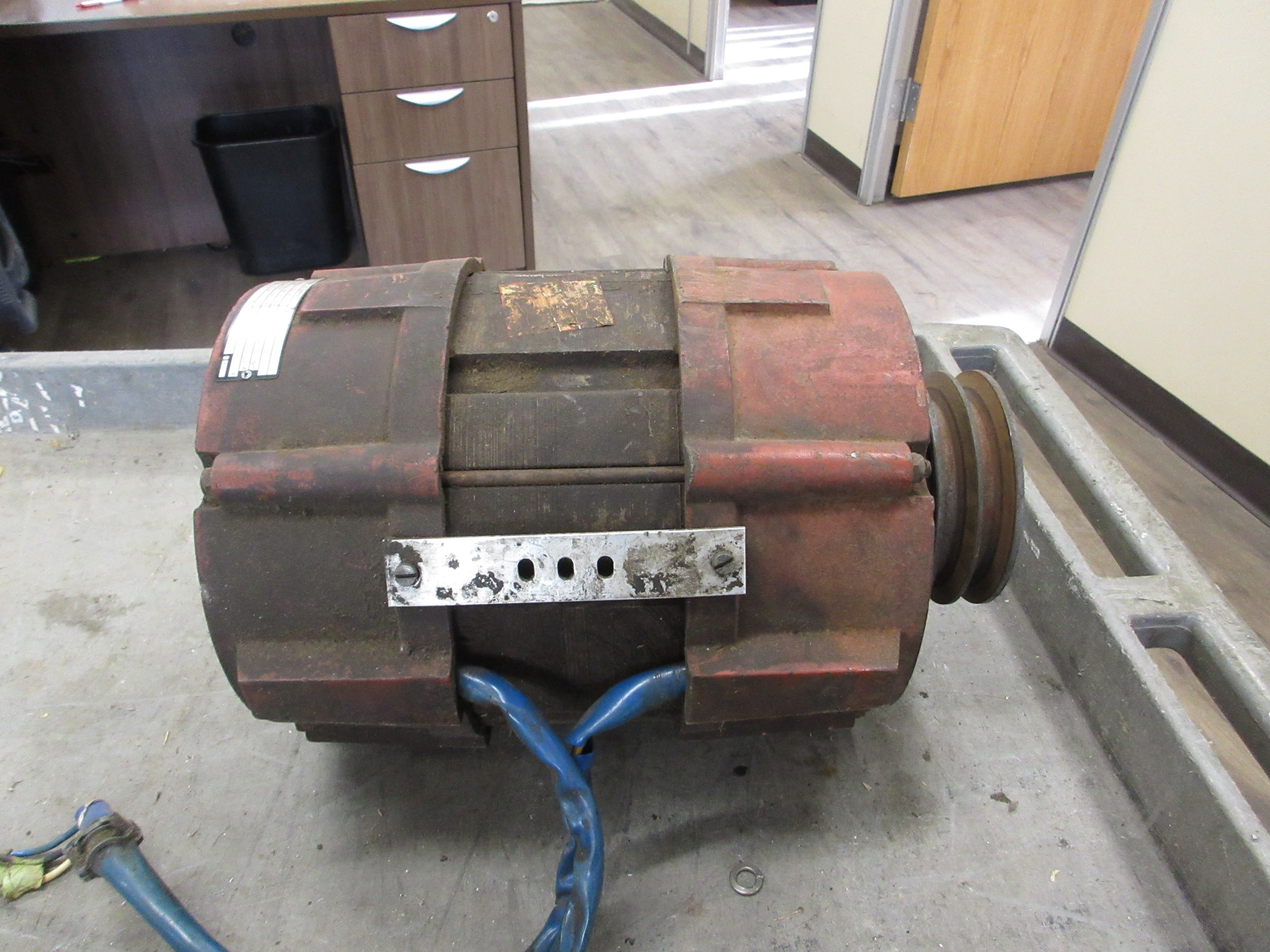 Elmo Drive Motor CF 160 F/42-18-2T 1.2 HP 600RPM 208-240V 7-8A 3Ph 60Hz Used