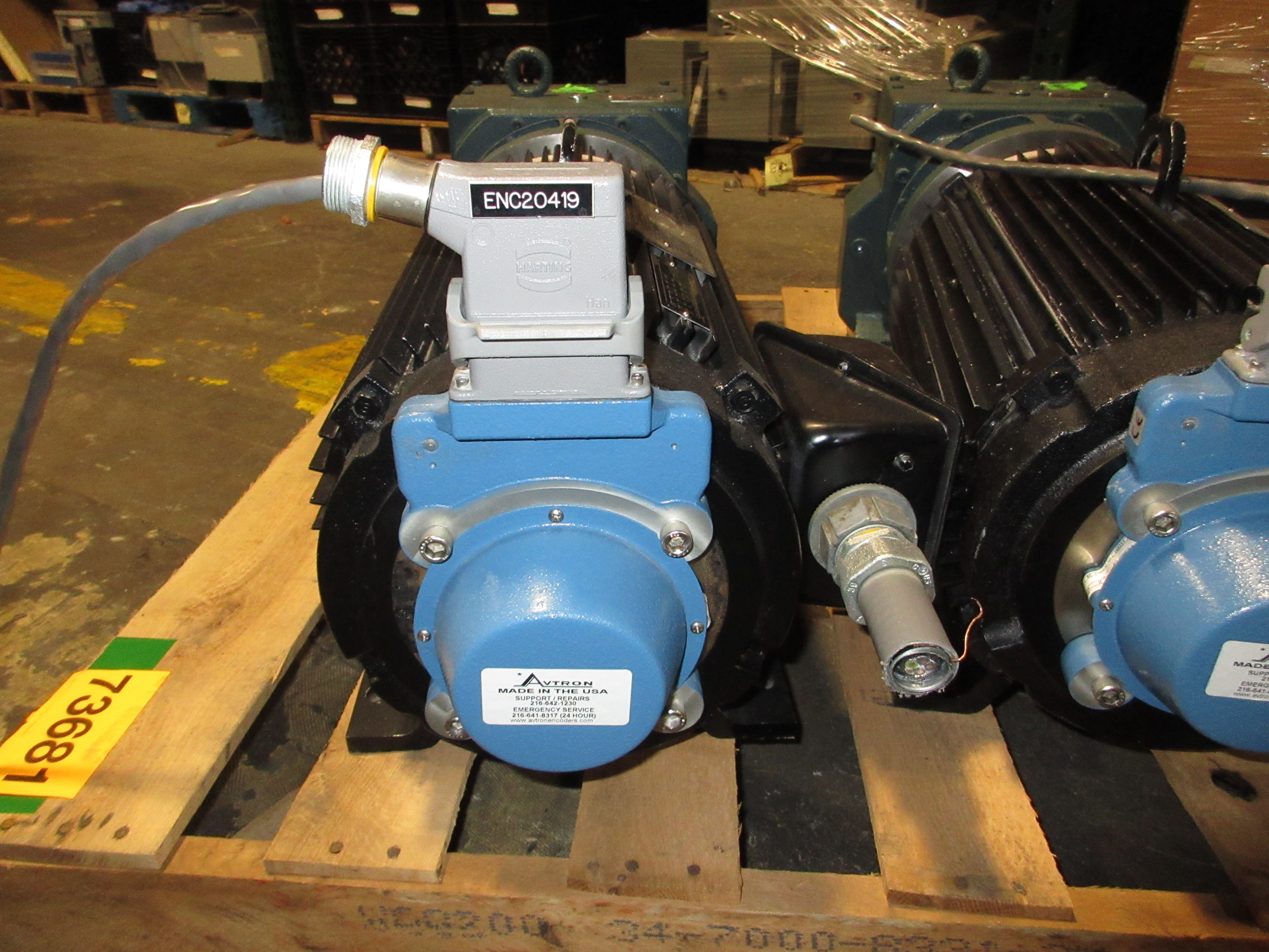 Dodge/Marathon Gearmotor HB882CN250TC/Y549 15 HP 230/460V 40/20A Ratio 7.59 Used