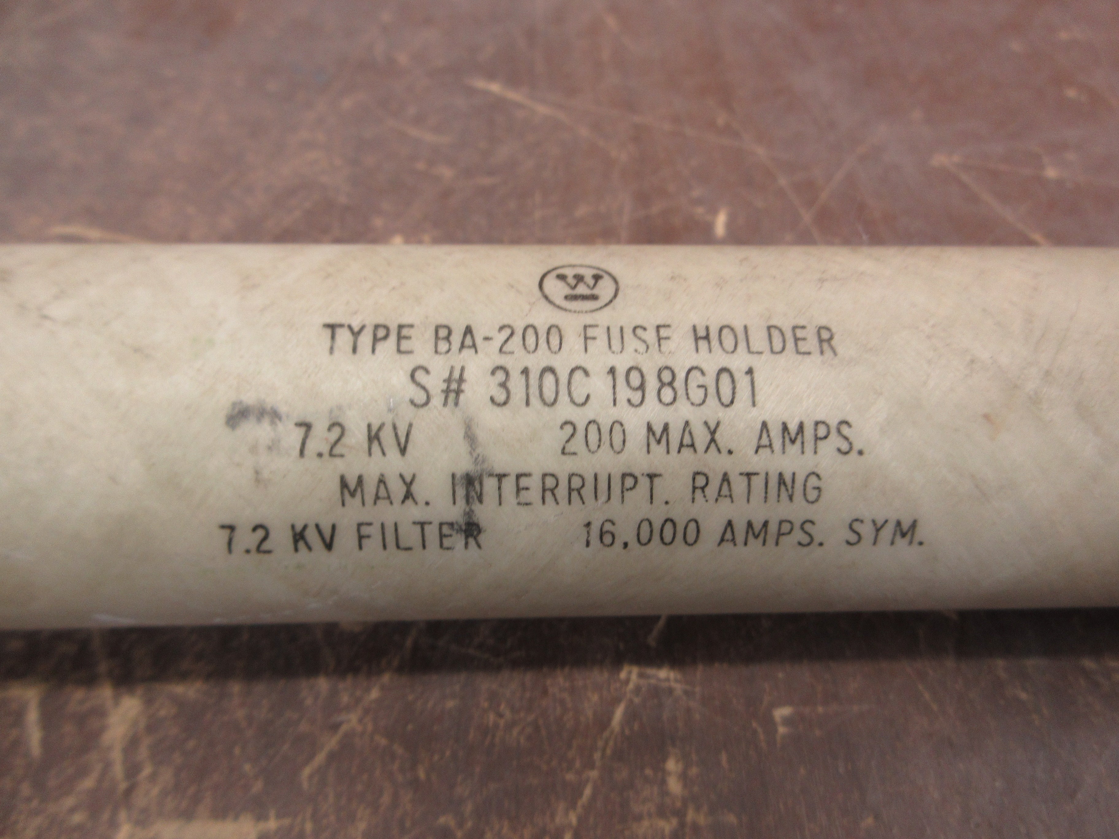 Westinghouse BA-200 Medium Voltage Fuse 310C198G01 200A Max 7.2kV 150E Refill