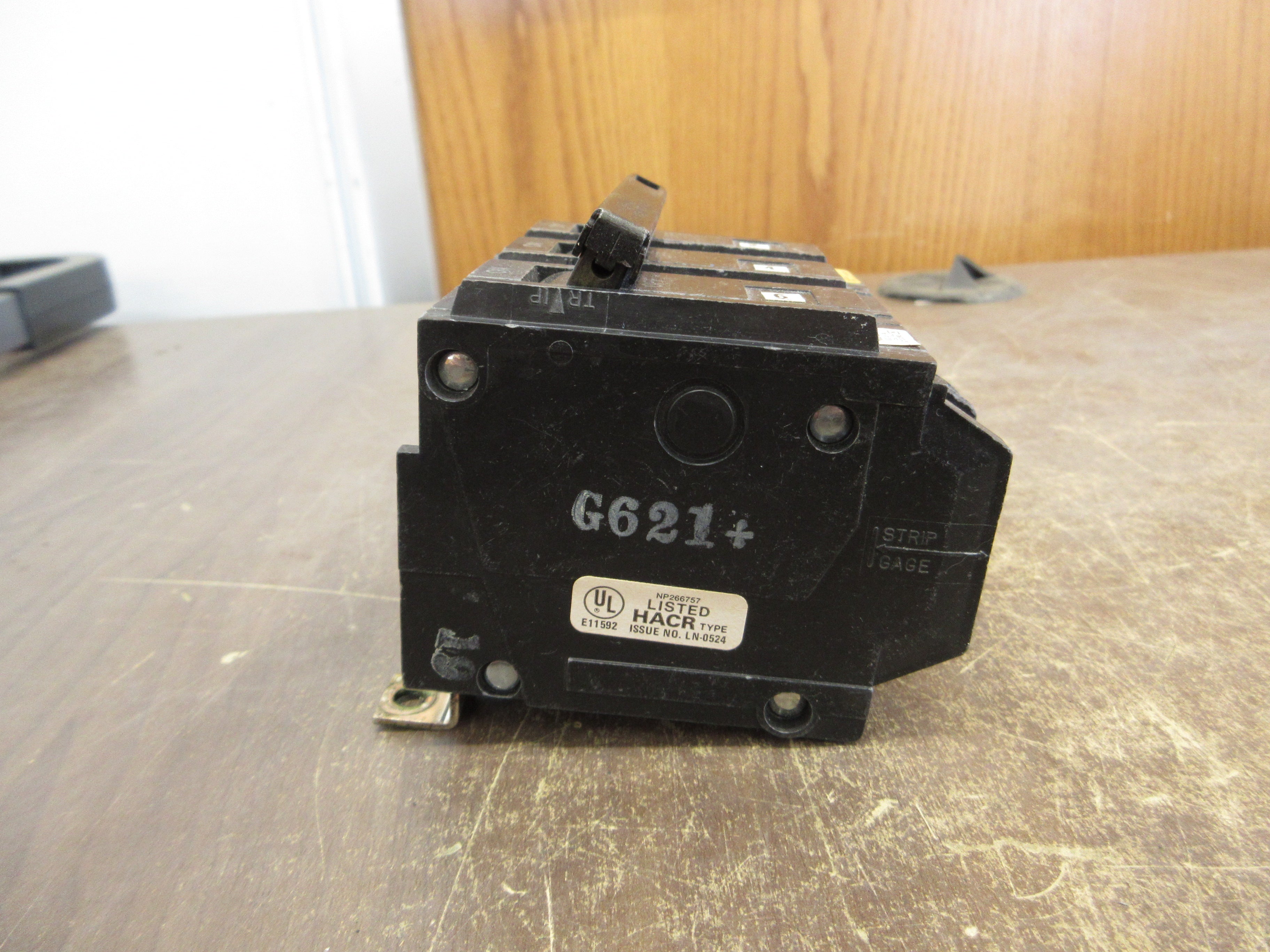 GE Bolt-On Circuit Breaker THQB3160 60A 240V 3P Used