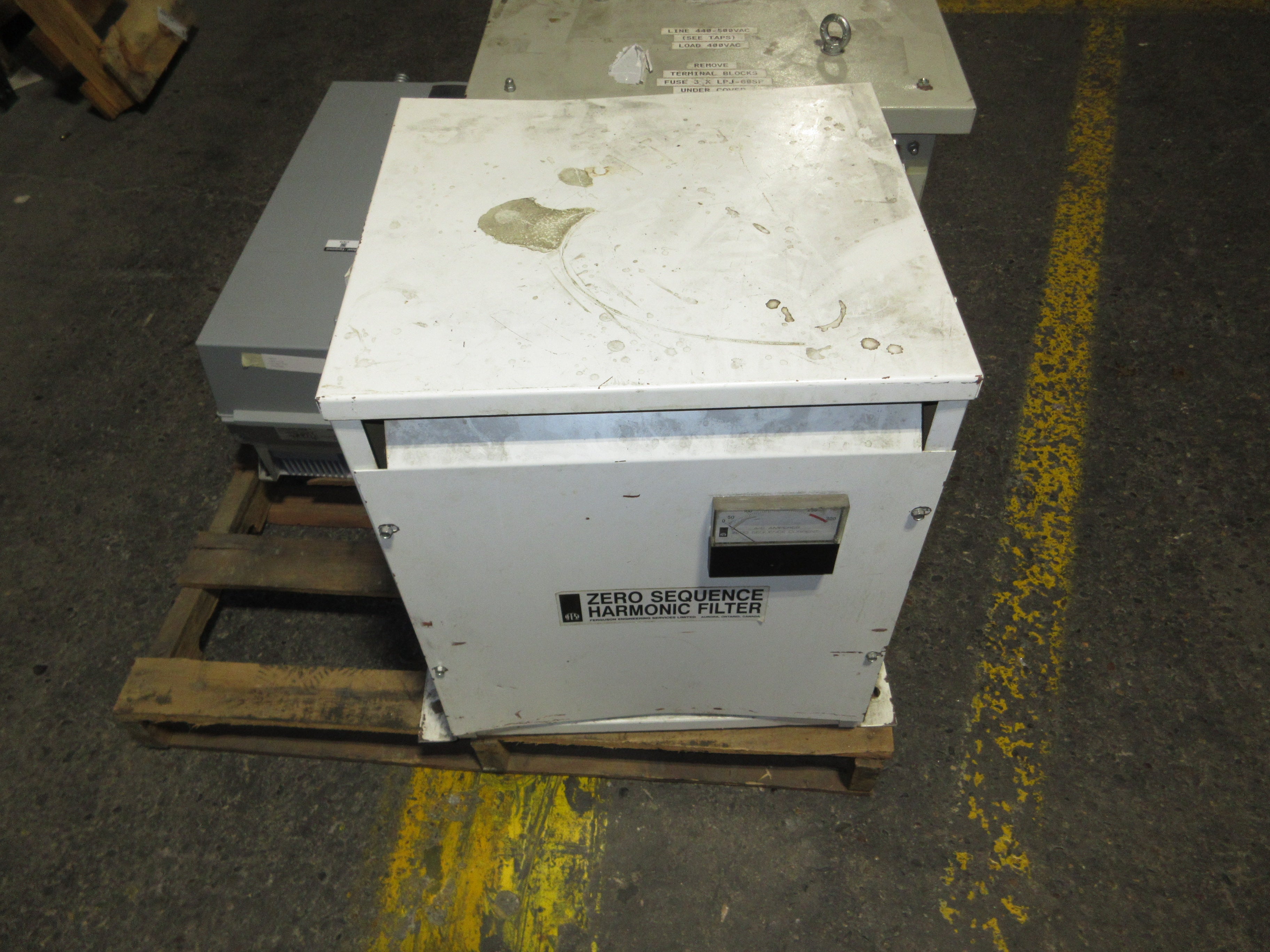 FESL Zero Sequence Harmonic Filter ZSHF-60-120/208-250 30kVA Pri: 208Y/120V Used