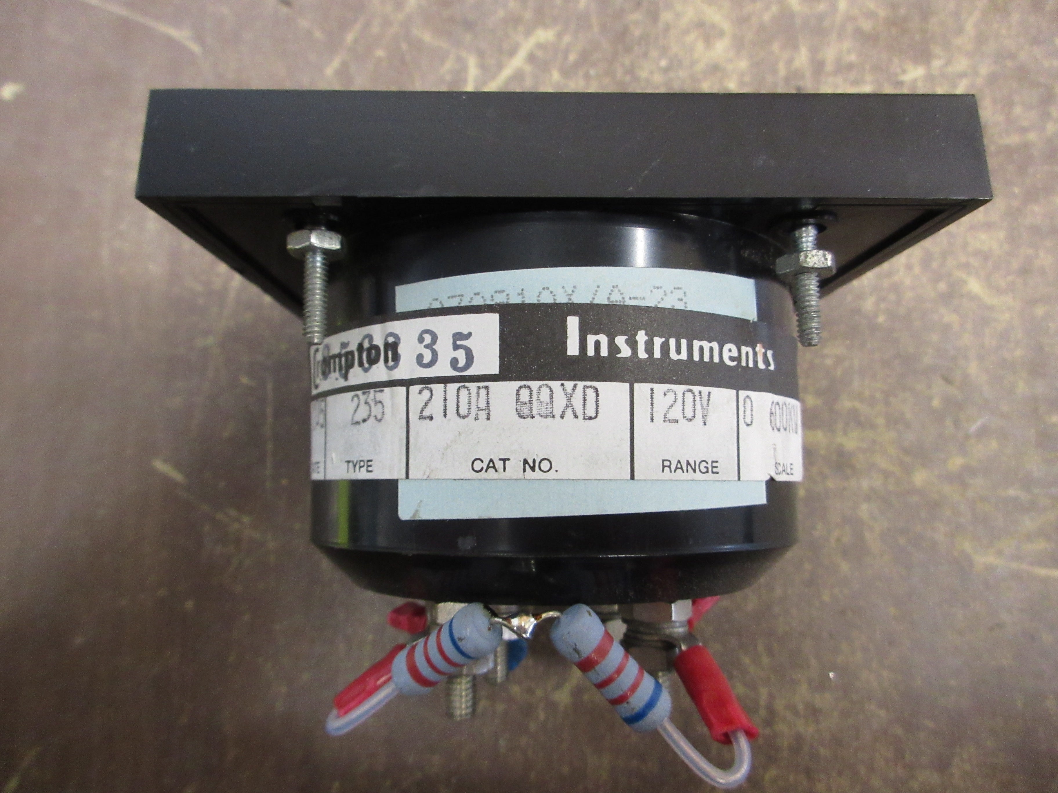 Crompton AC Kilowatt Meter 210A QQXD Range: 0-600kW Used