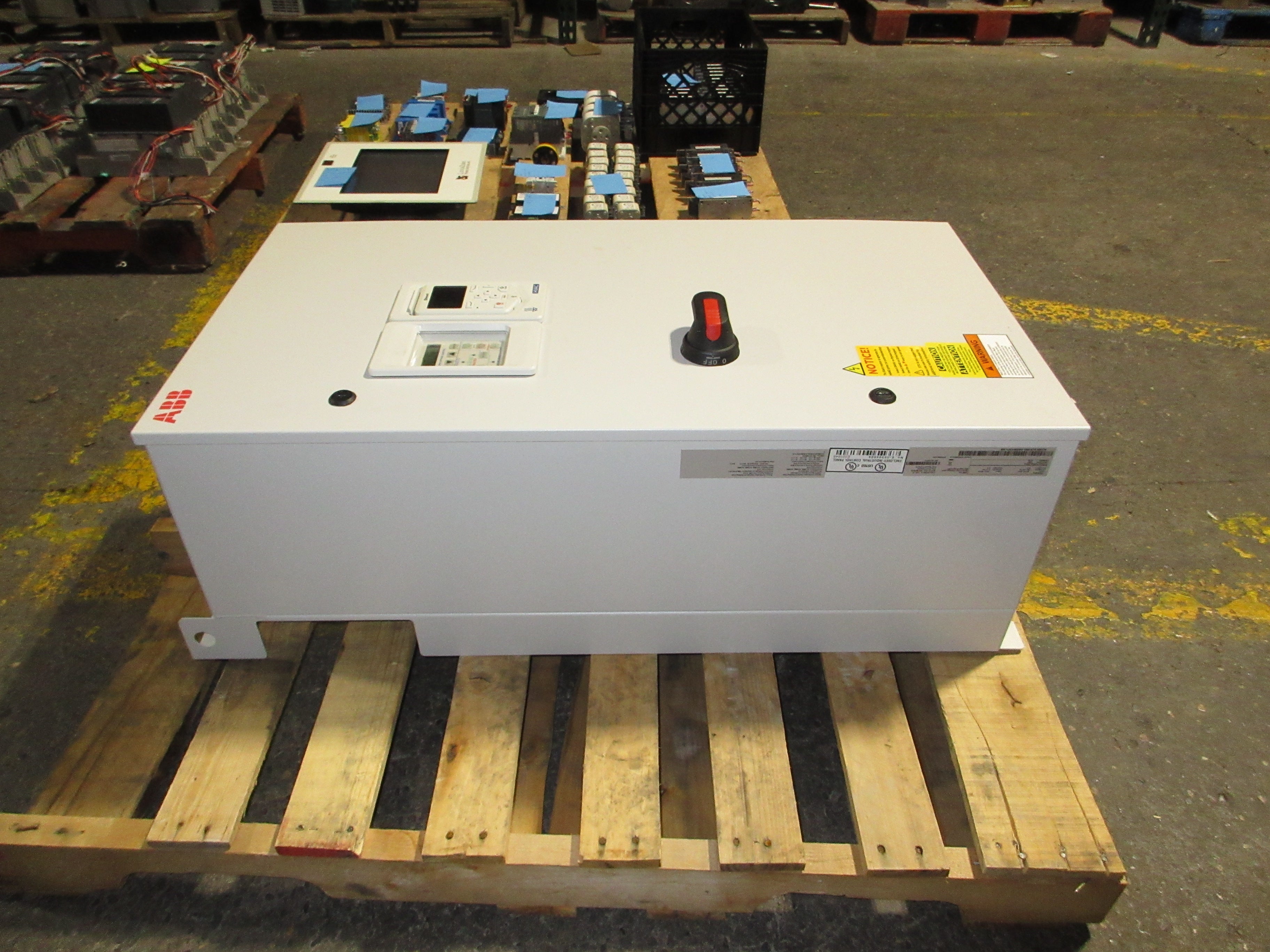 ABB ACH580 AC Drive w/ Bypass ACH580-BCR-065A-4+B056+F267+J429 50HP 3Ph Used