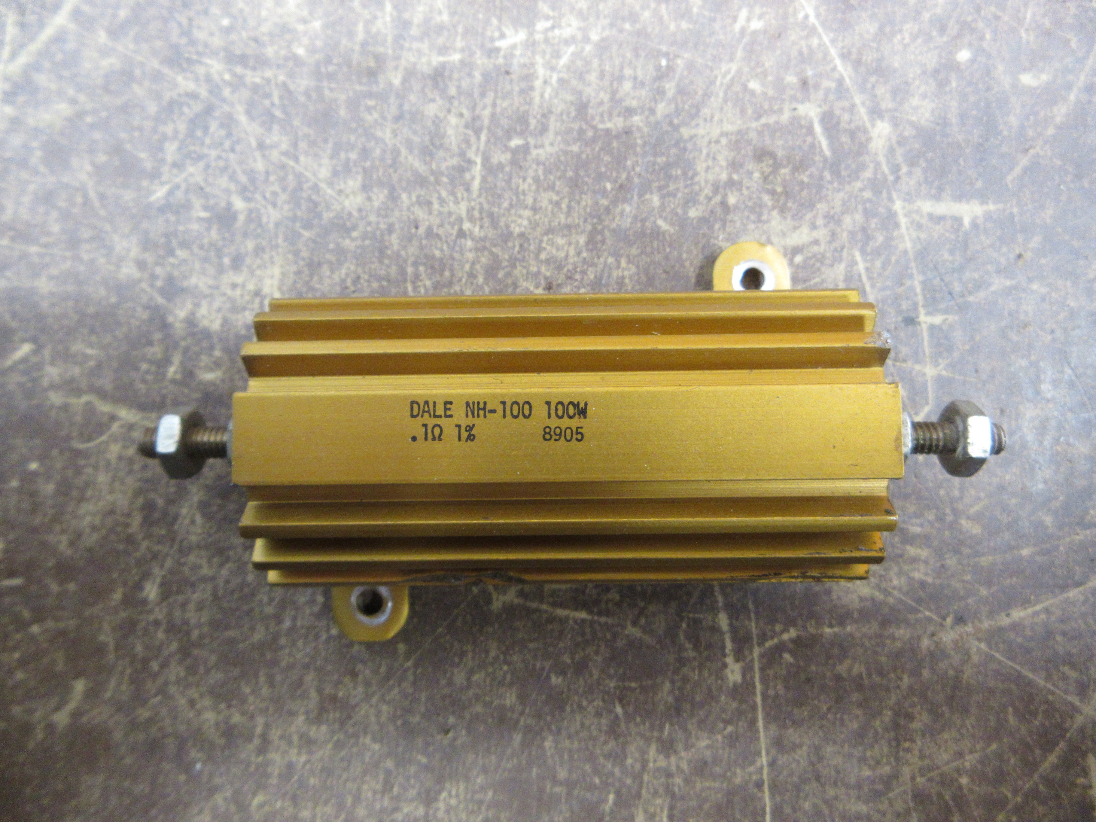 Dale Resistor NH-100 100W 0.1 Ohm Used