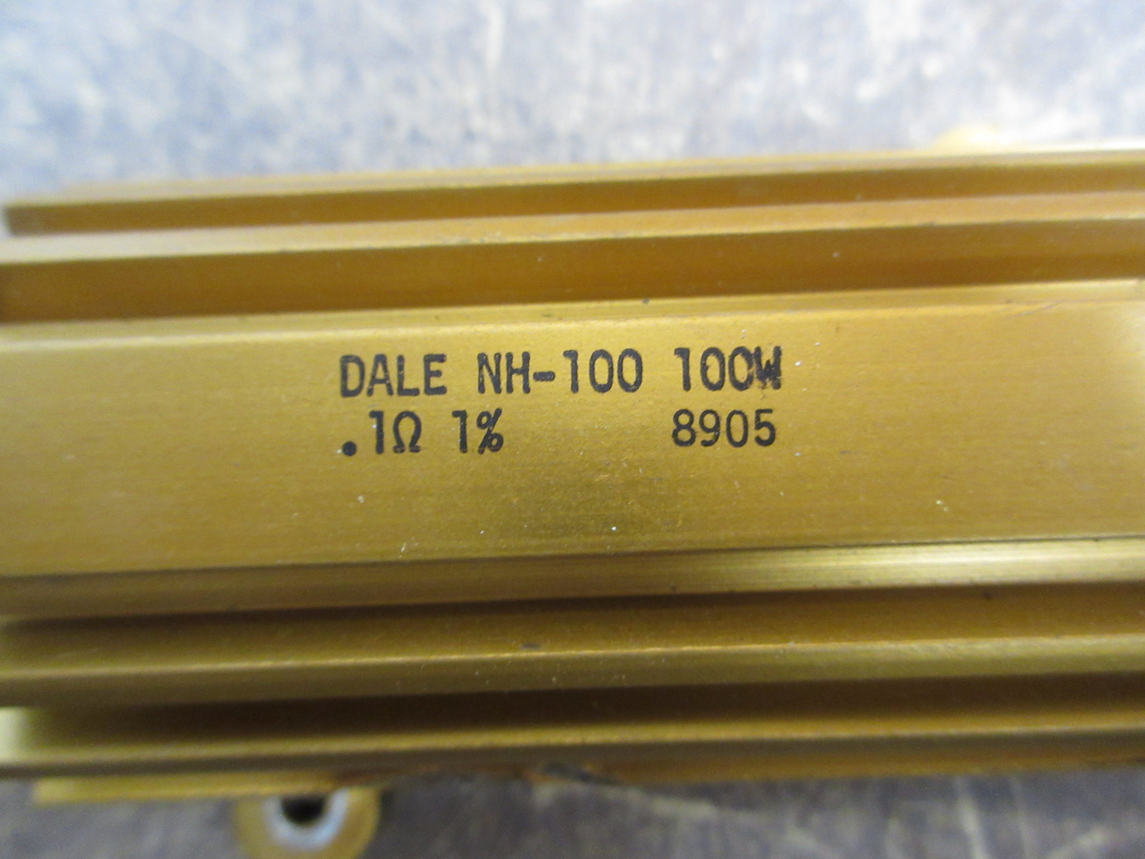 Dale Resistor NH-100 100W 0.1 Ohm Used