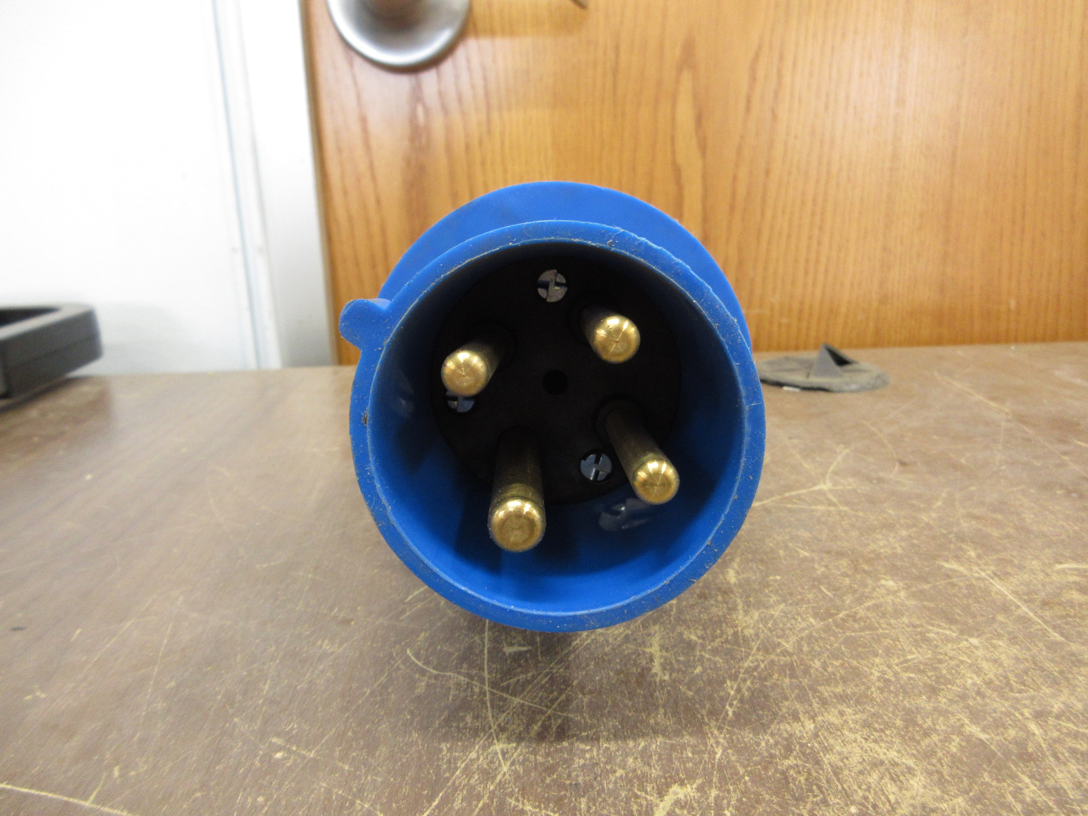 Hubbell Plug C460P9S 60A 250V 3Ph 3P+G Used