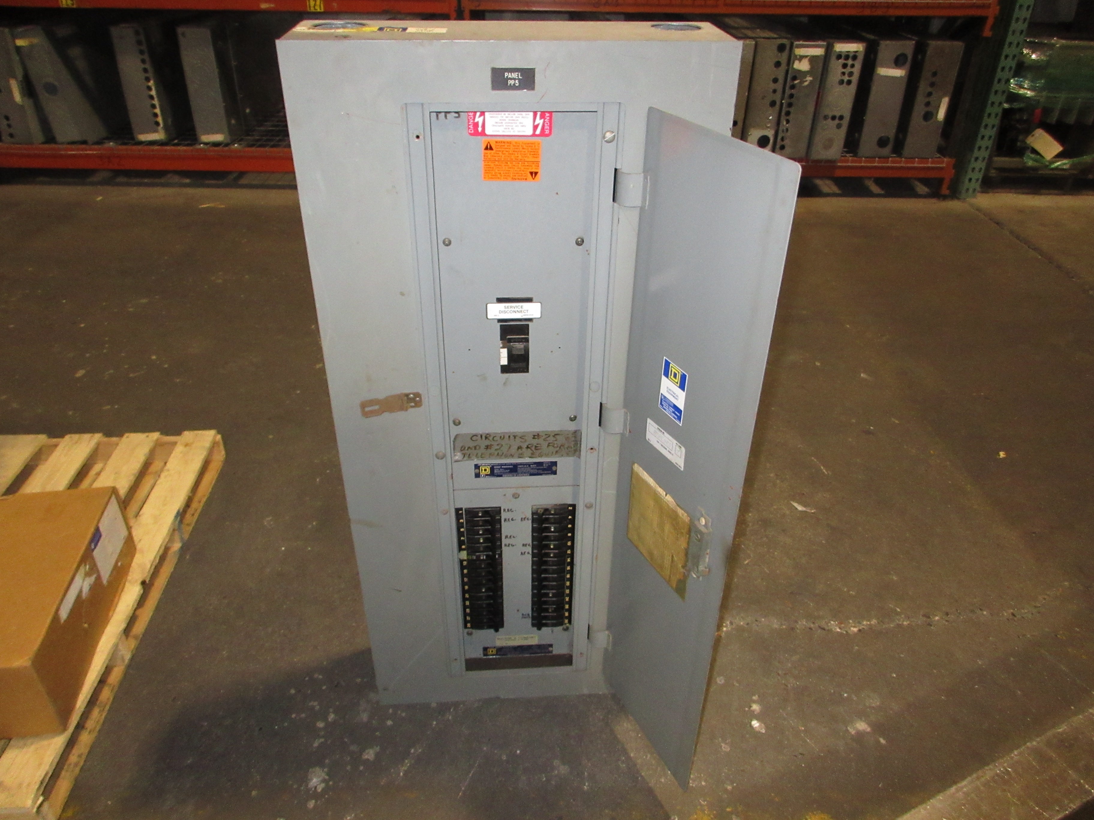 Square D Main Breaker Circuit Breaker Panel NQOD430L225CU 200A Main 208/120V 3Ph