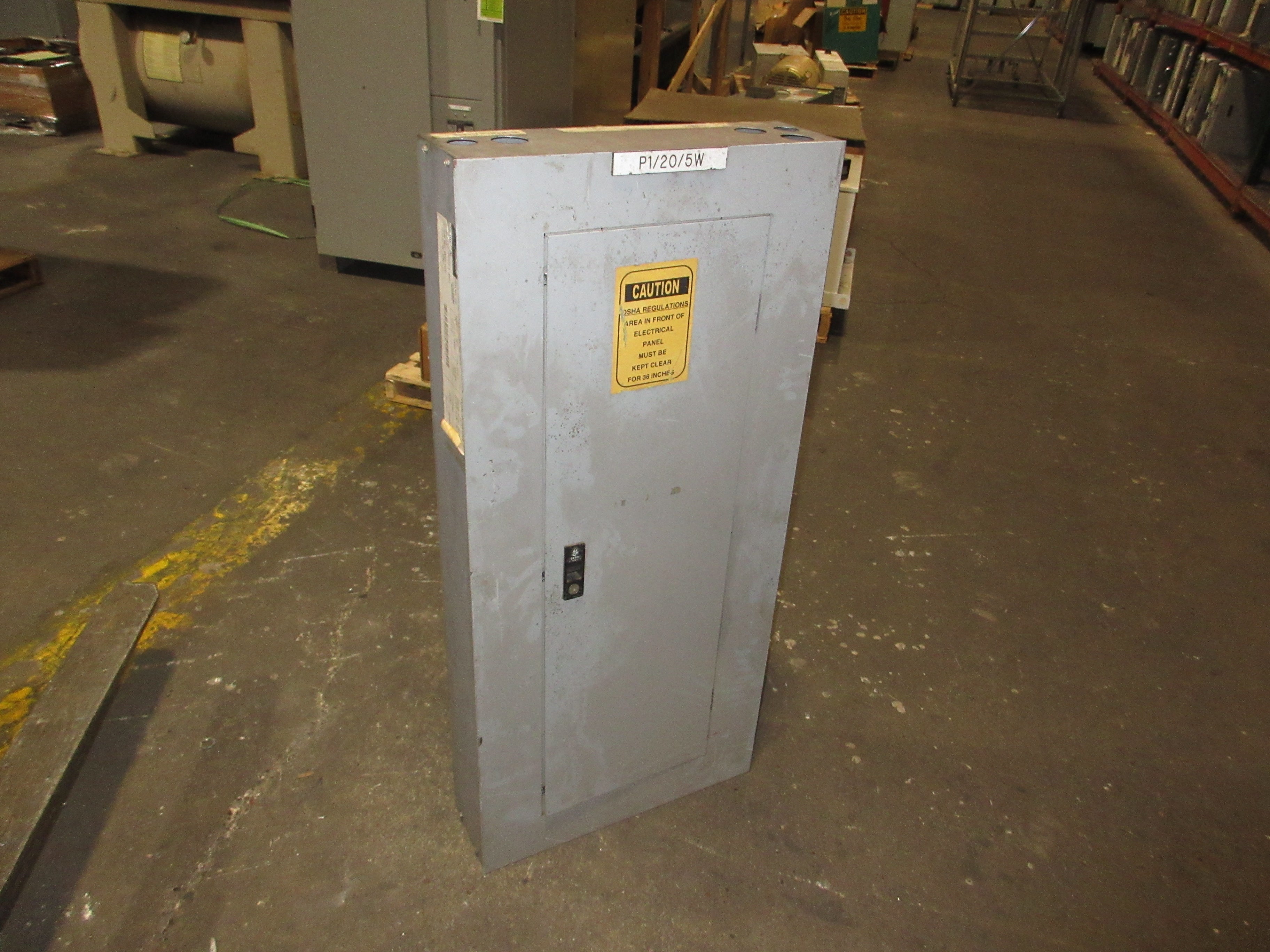 GE Main Lug Breaker Panel AQF3421MTX AXS5B4 125A Max 208Y/120V 3Ph 4W 42-Slot