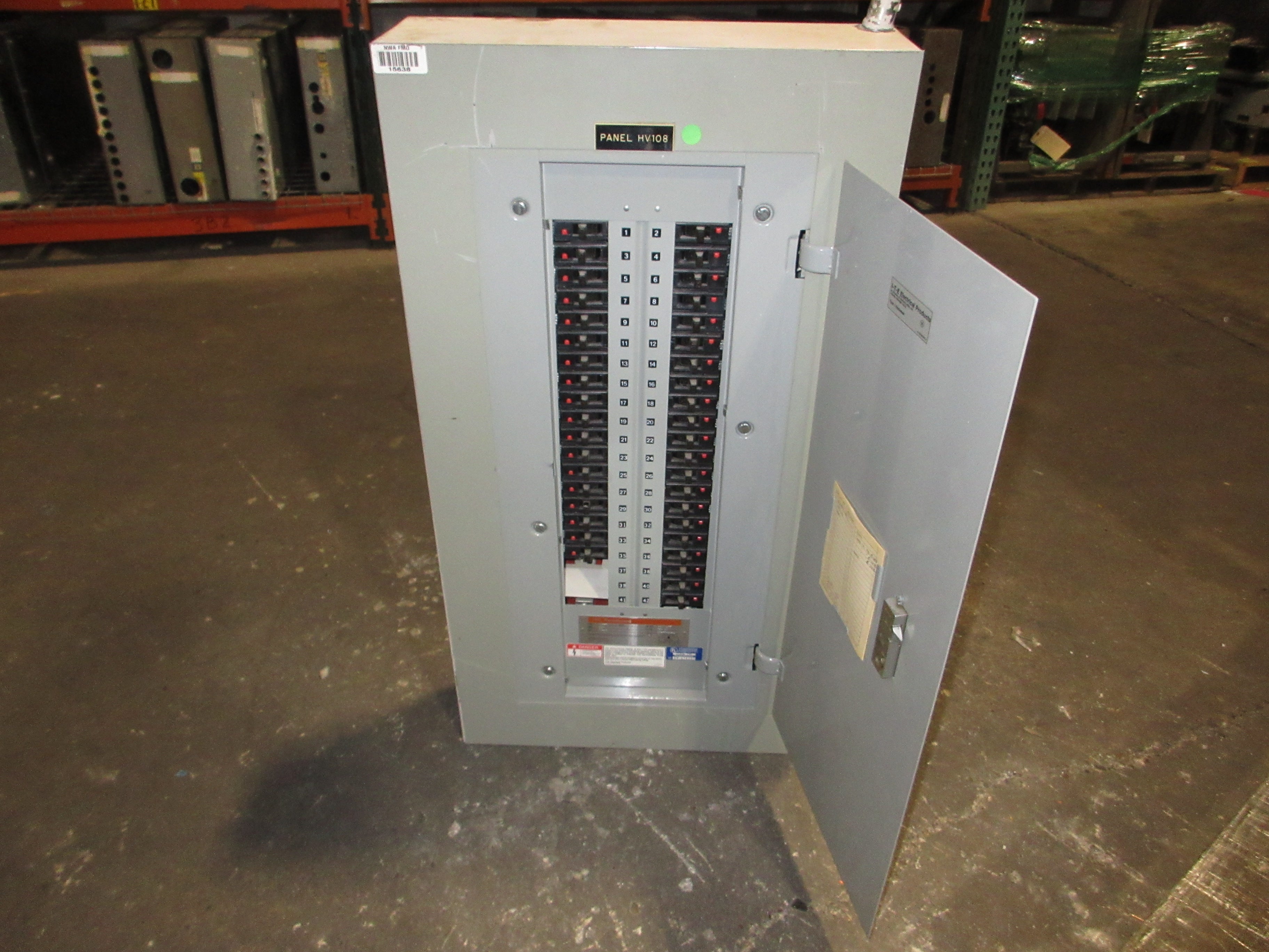 ITE Main Lug Breaker Panel CDP-7 225A Max 480Y/277V 3Ph 4W 42-Slot Used