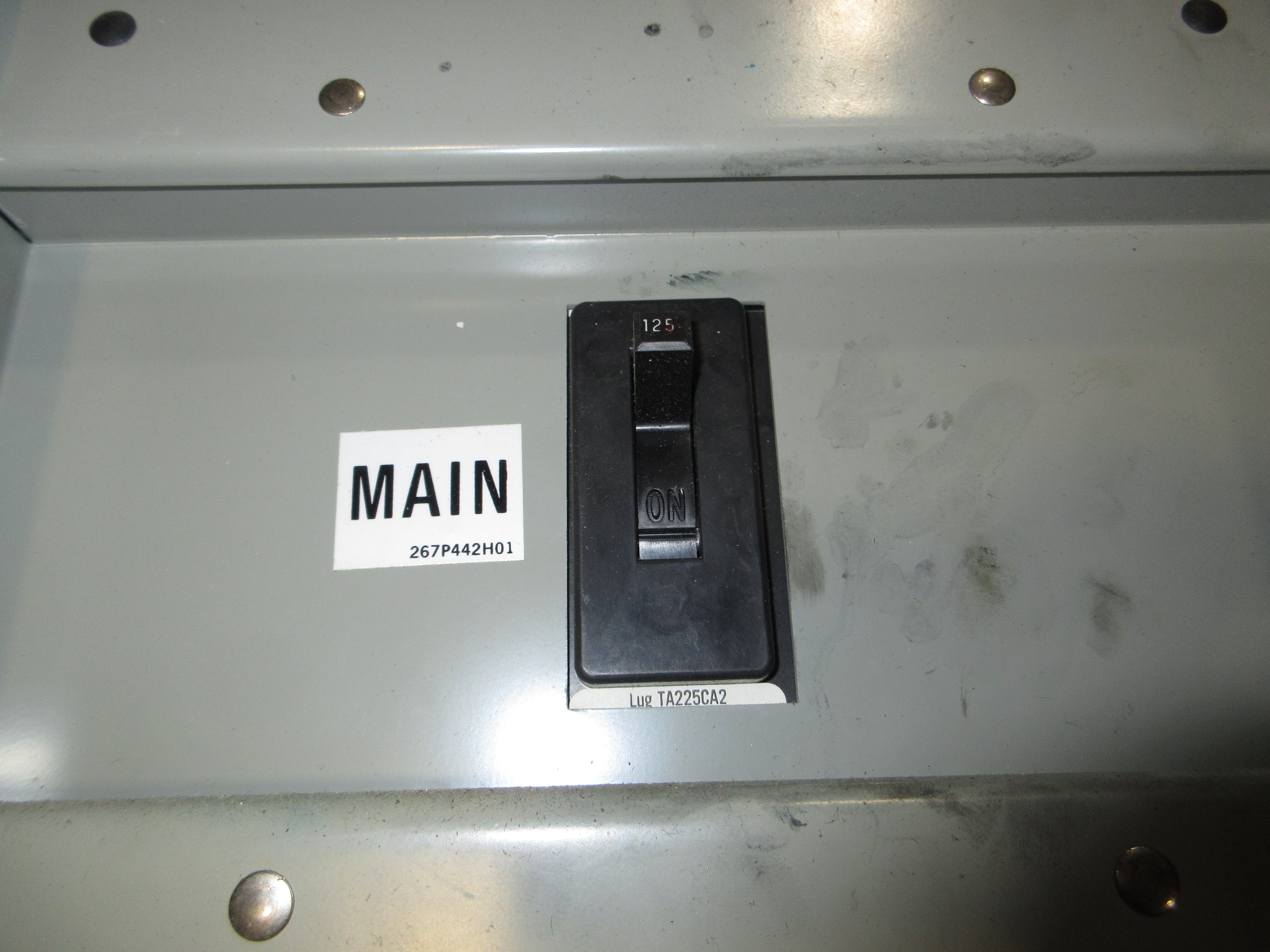 Westinghouse Main Breaker Circuit Breaker Panel 5158C03G20 208/120V 3Ph 4W Used