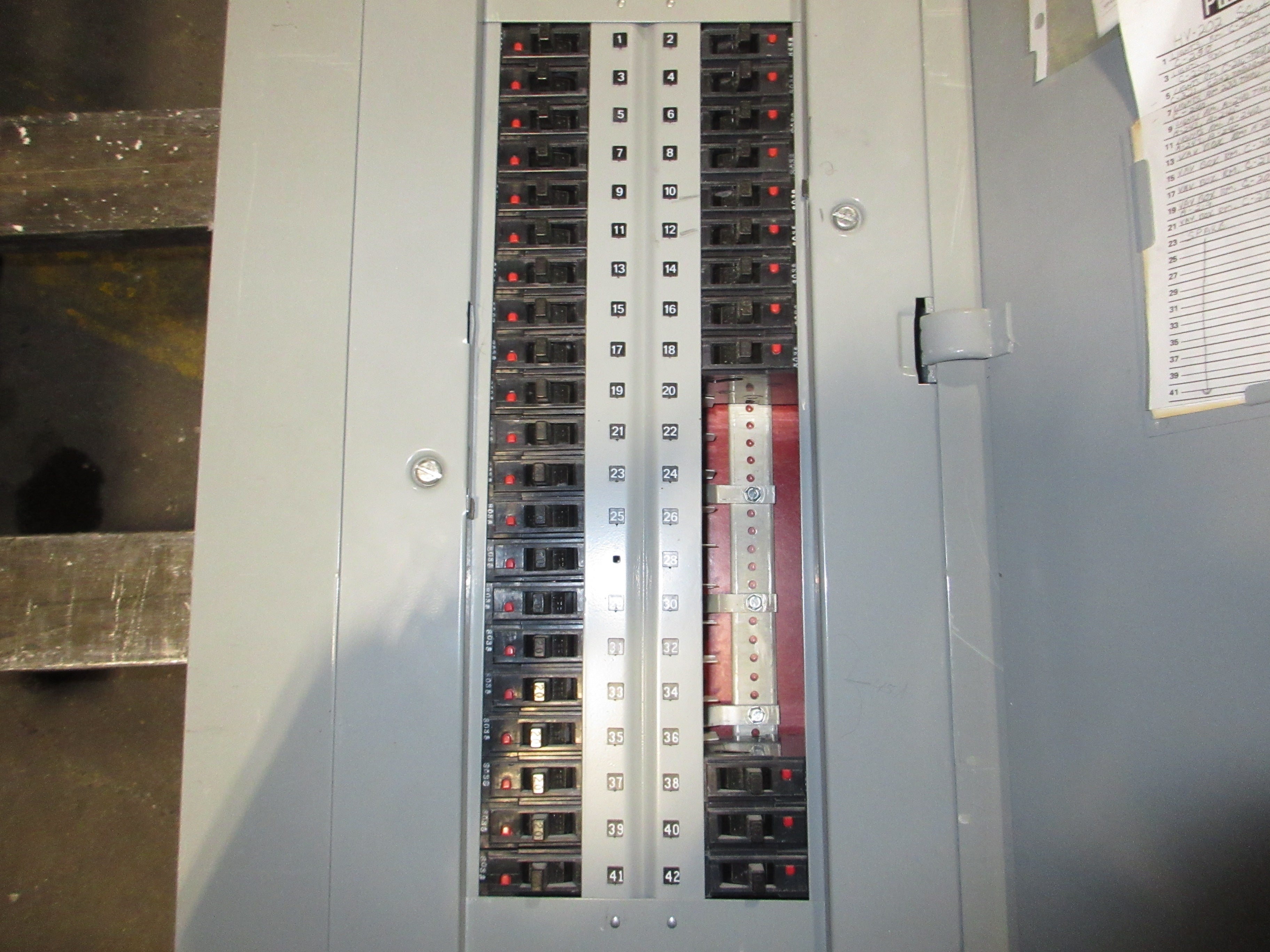 ITE Main Lug Breaker Panel CDP-7 480Y/277V 225A Max 3Ph 4W 42-Slot Used