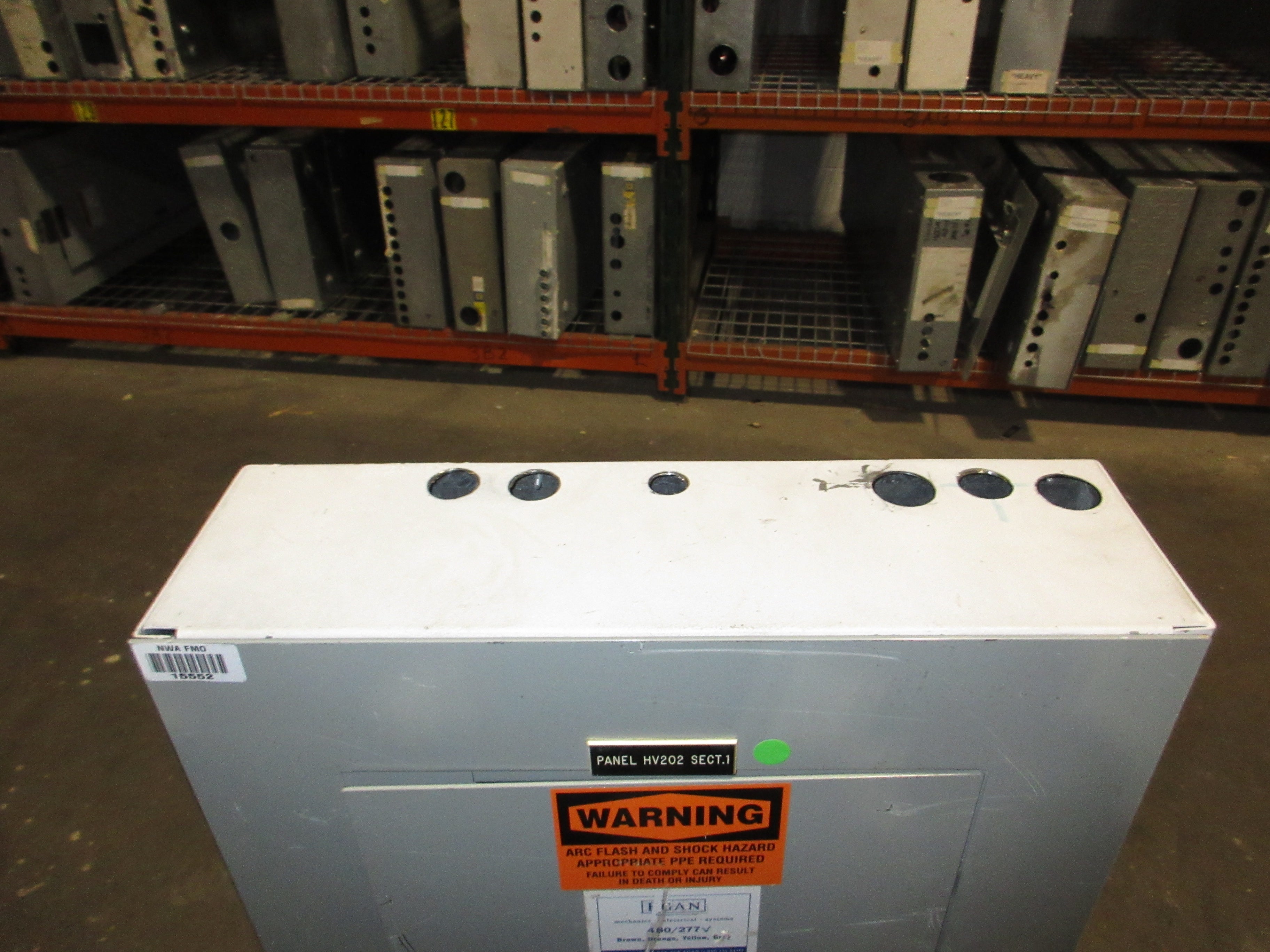 ITE Main Lug Breaker Panel CDP-7 480Y/277V 225A Max 3Ph 4W 42-Slot Used