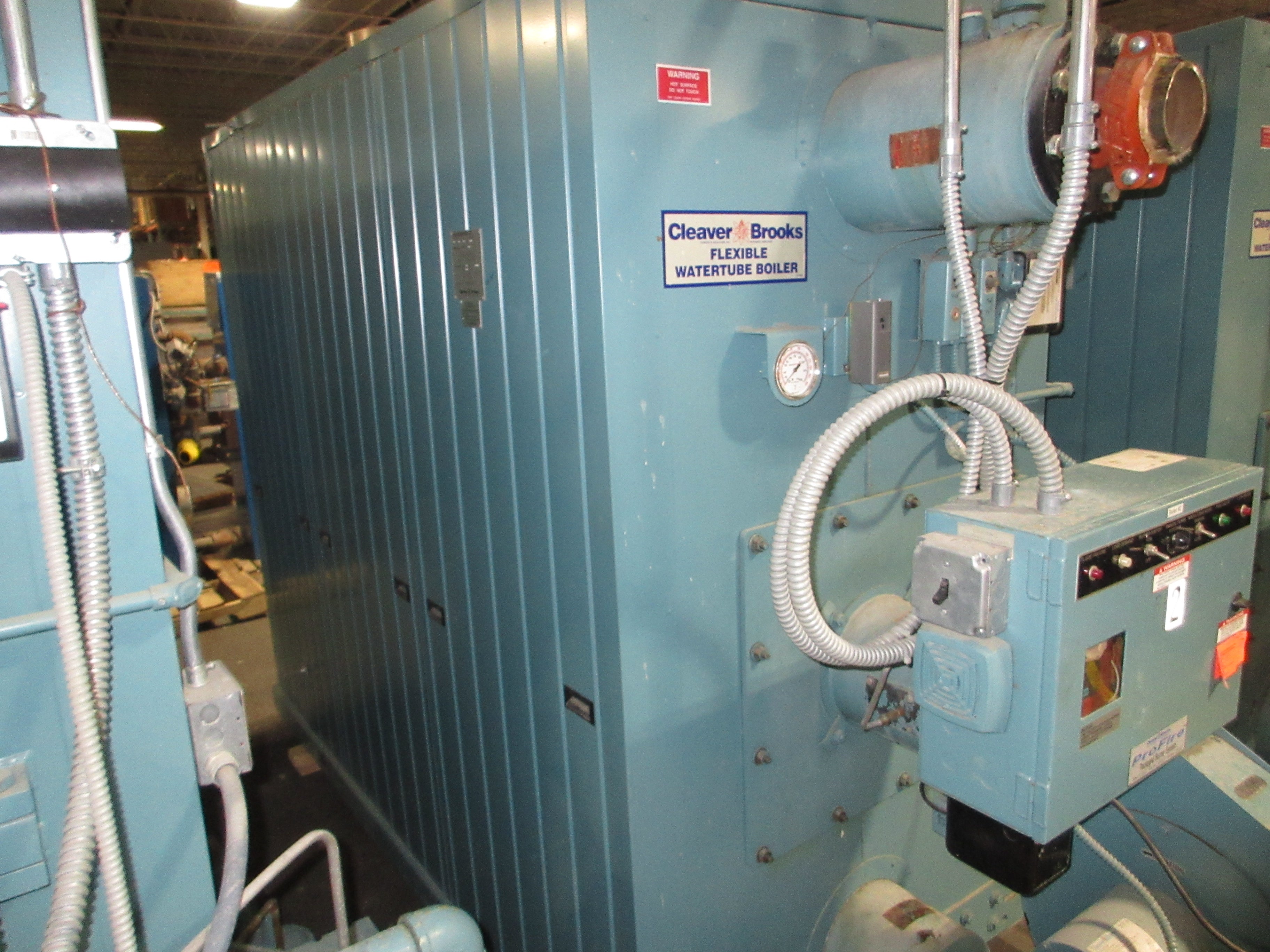 Cleaver Brooks Flexible Watertube Boiler FLX-700-400-160HW 4000MBH Max Hot Water