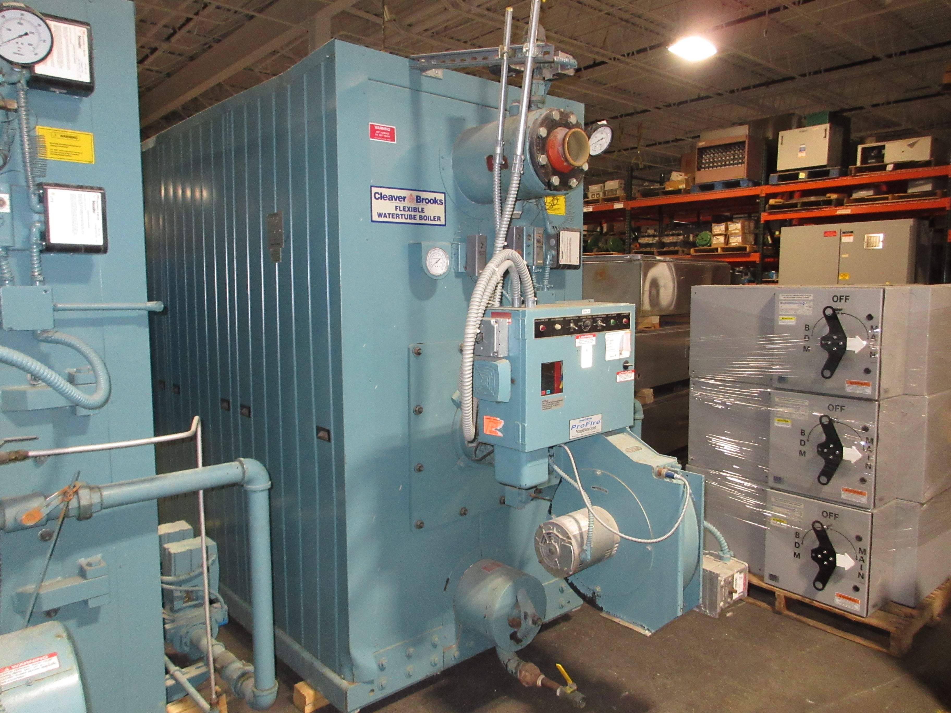Cleaver Brooks Flexible Watertube Boiler FLX-700-400-160HW 4000MBH Max Hot Water