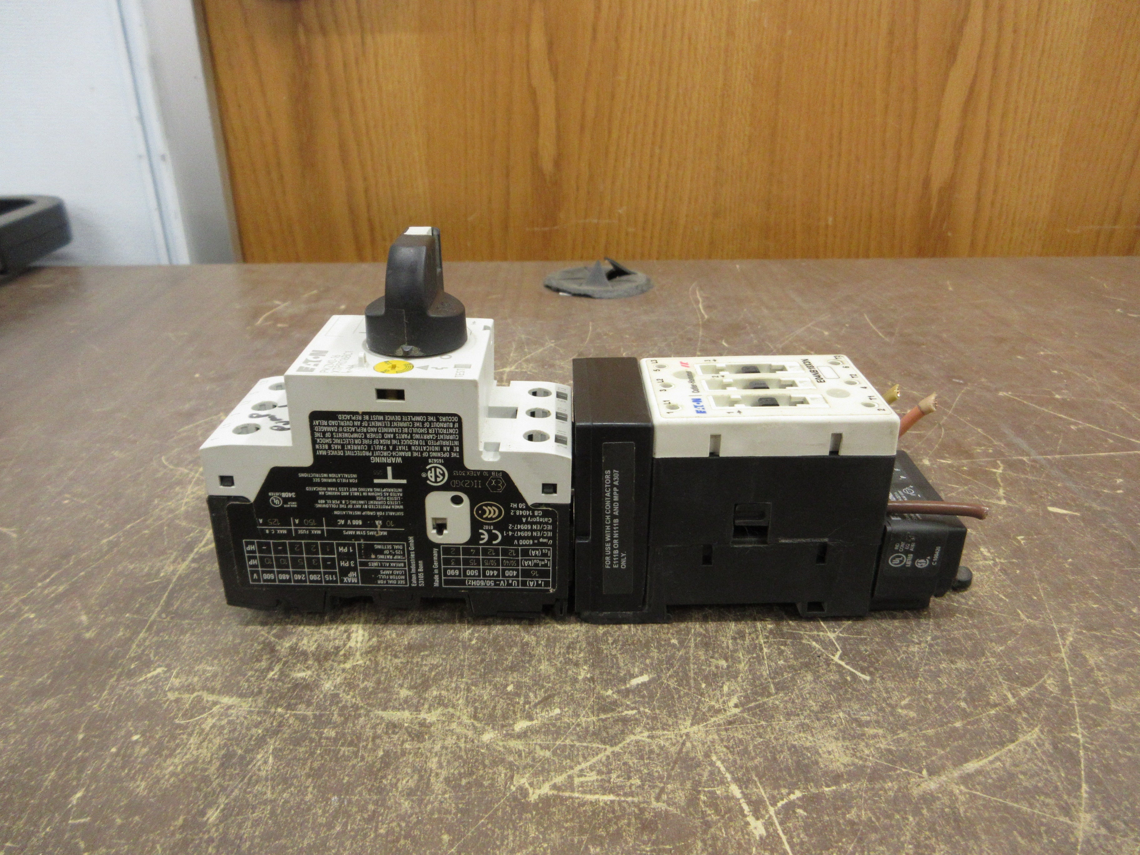 Eaton Starter E04NB18X3N / PKZM0-16 24VDC Coil Trip: 10-16A Used