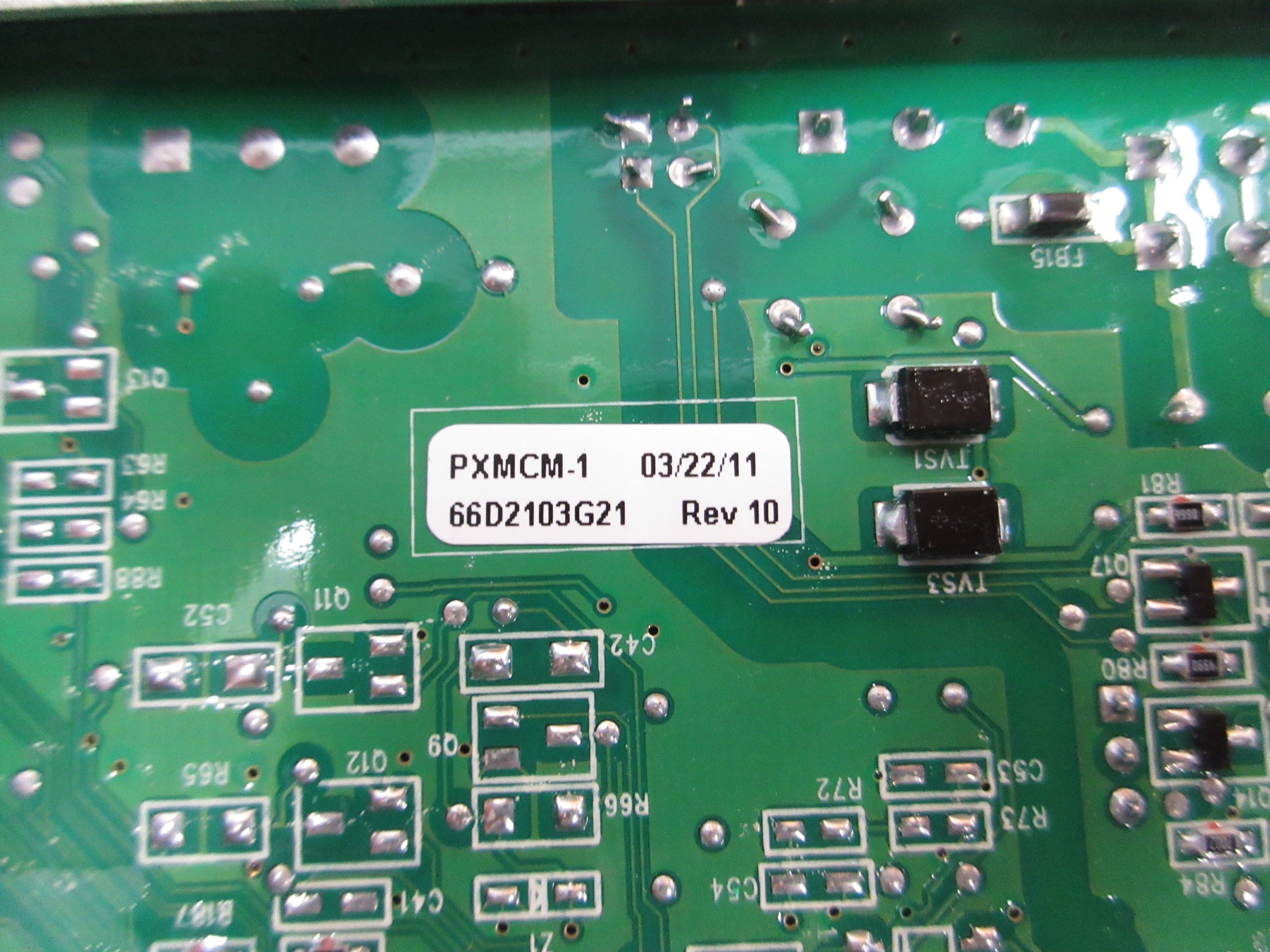 Eaton PXMCM-1 Main Comm. Card 66D2103G21 Rev. 10 Used