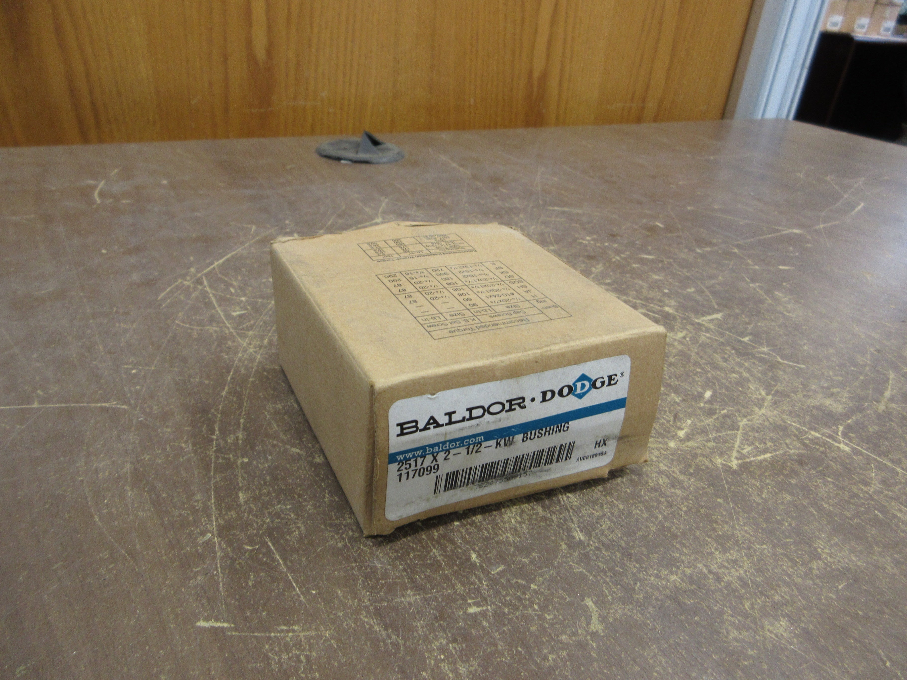 Dodge 2517 X 2-1/2-KW Bushing 117099 New Surplus