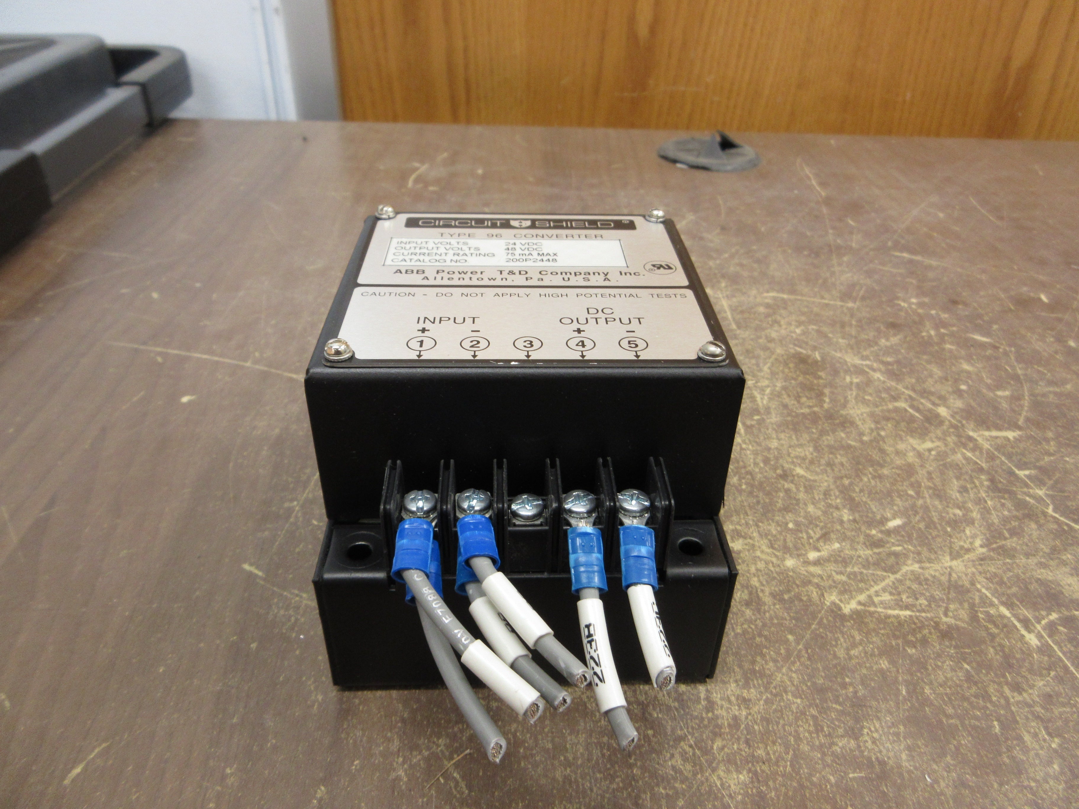 ABB Circuit Shield Type 96 Converter 200P2448 Input: 24VDC Output: 48VDC 75mA