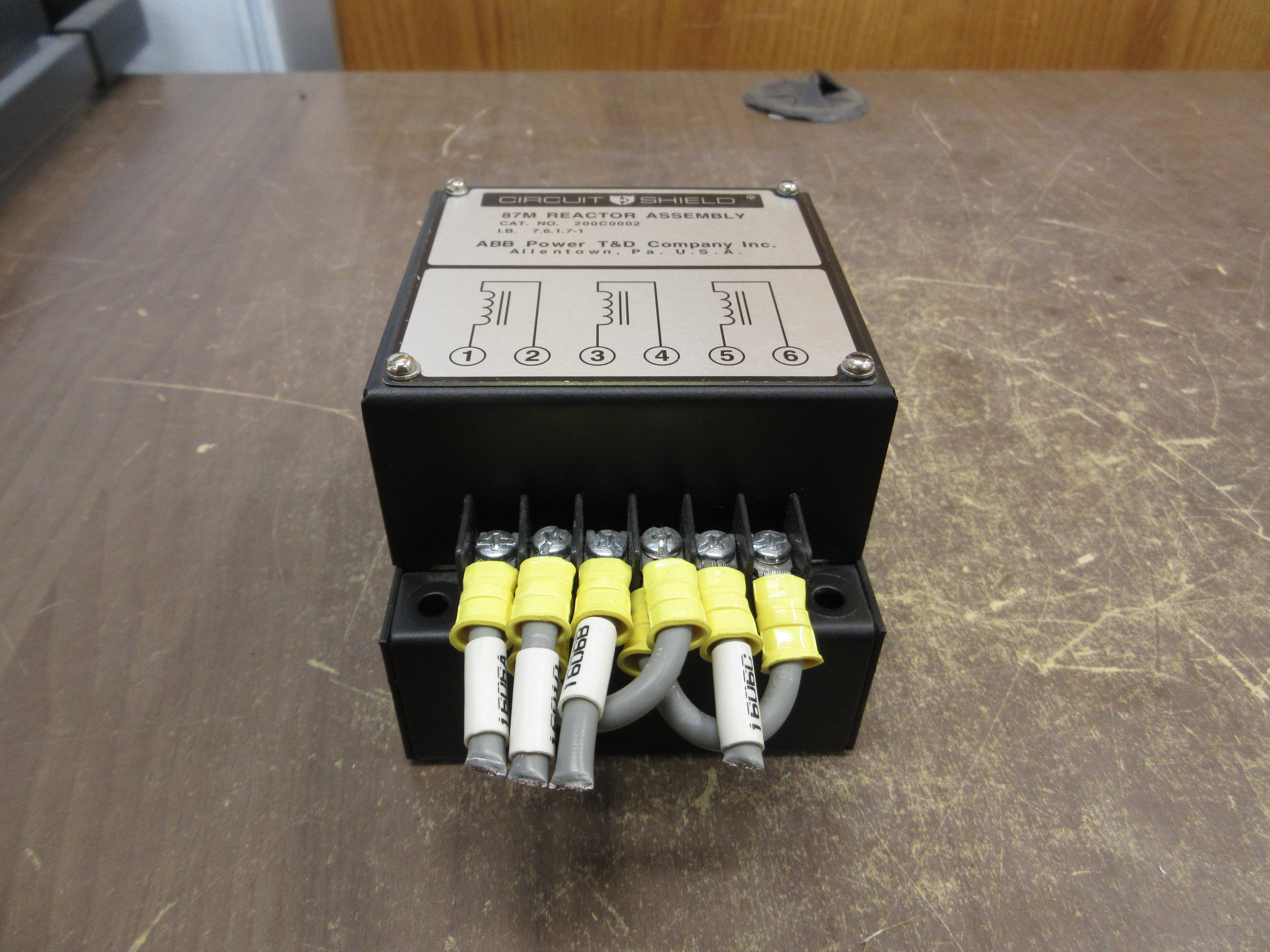 ABB Circuit Shield 87M Reactor Assembly 200C0002 Used