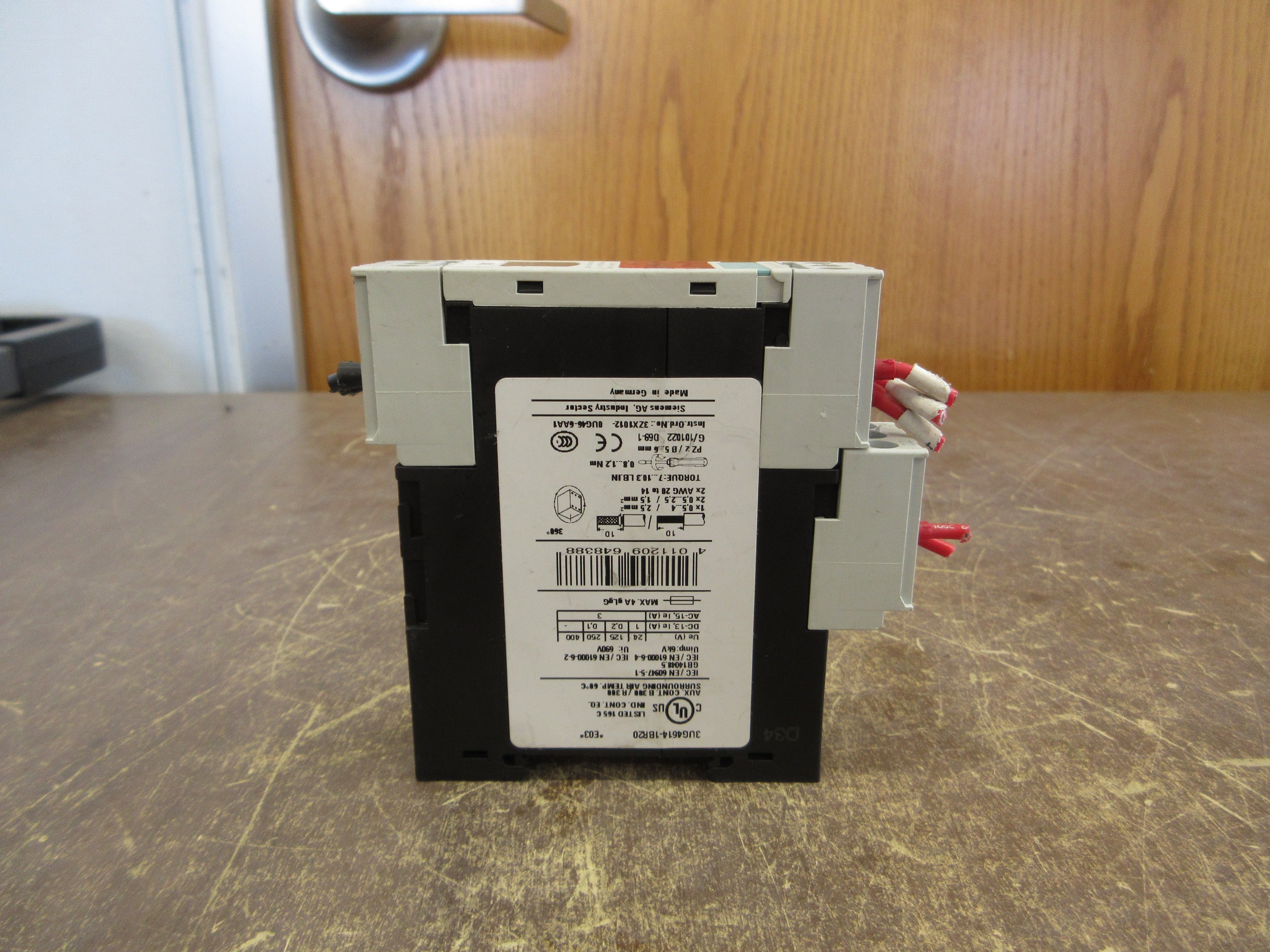 Siemens Monitoring Relay 3UG4614-1BR20 Used