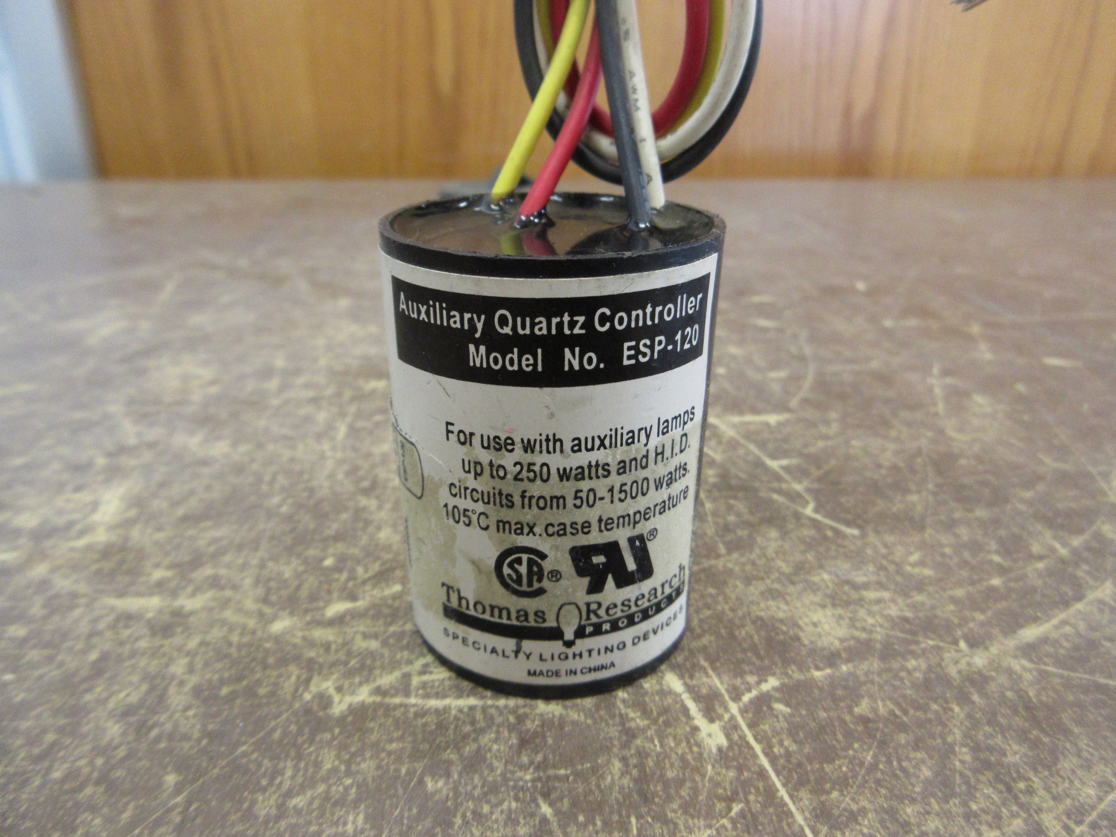 Thomas Research Auxiliary Quartz Controller ESP-120 Aux Lamps: 250W Used