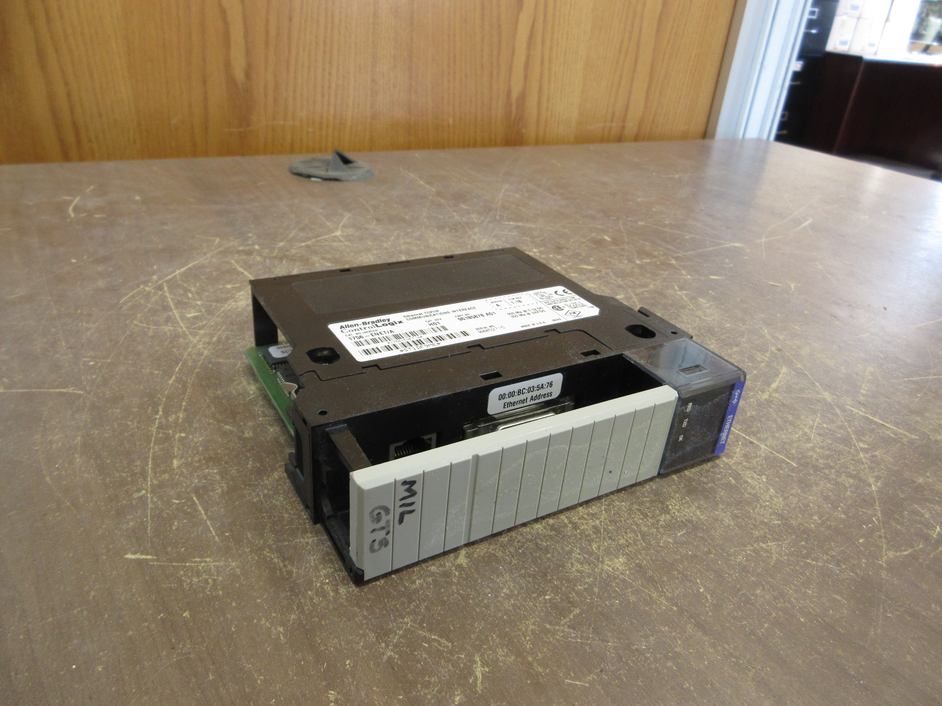 Allen-Bradley ControlLogix Ethernet TCP/IP Comm. Interface 1756-ENET Ser. A Used
