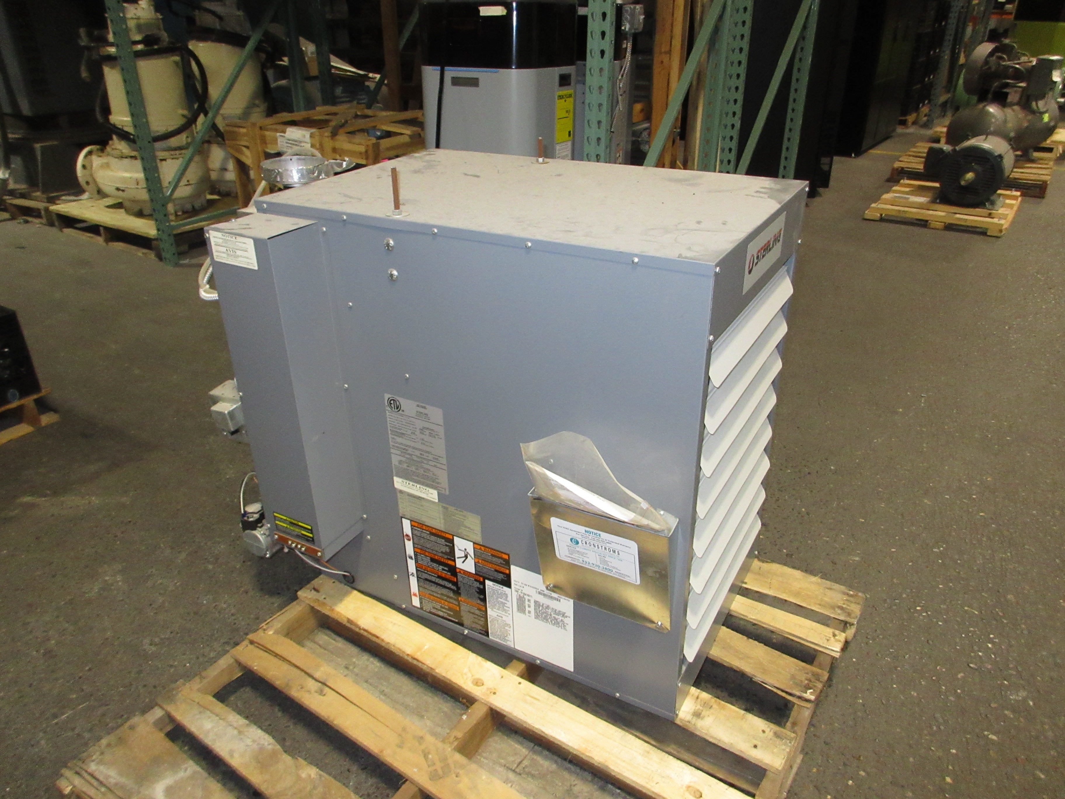 Sterling TF-125 Natural Gas Heater TSUF-TF125A1NS111 120V 1Ph 60Hz 5.8A Used