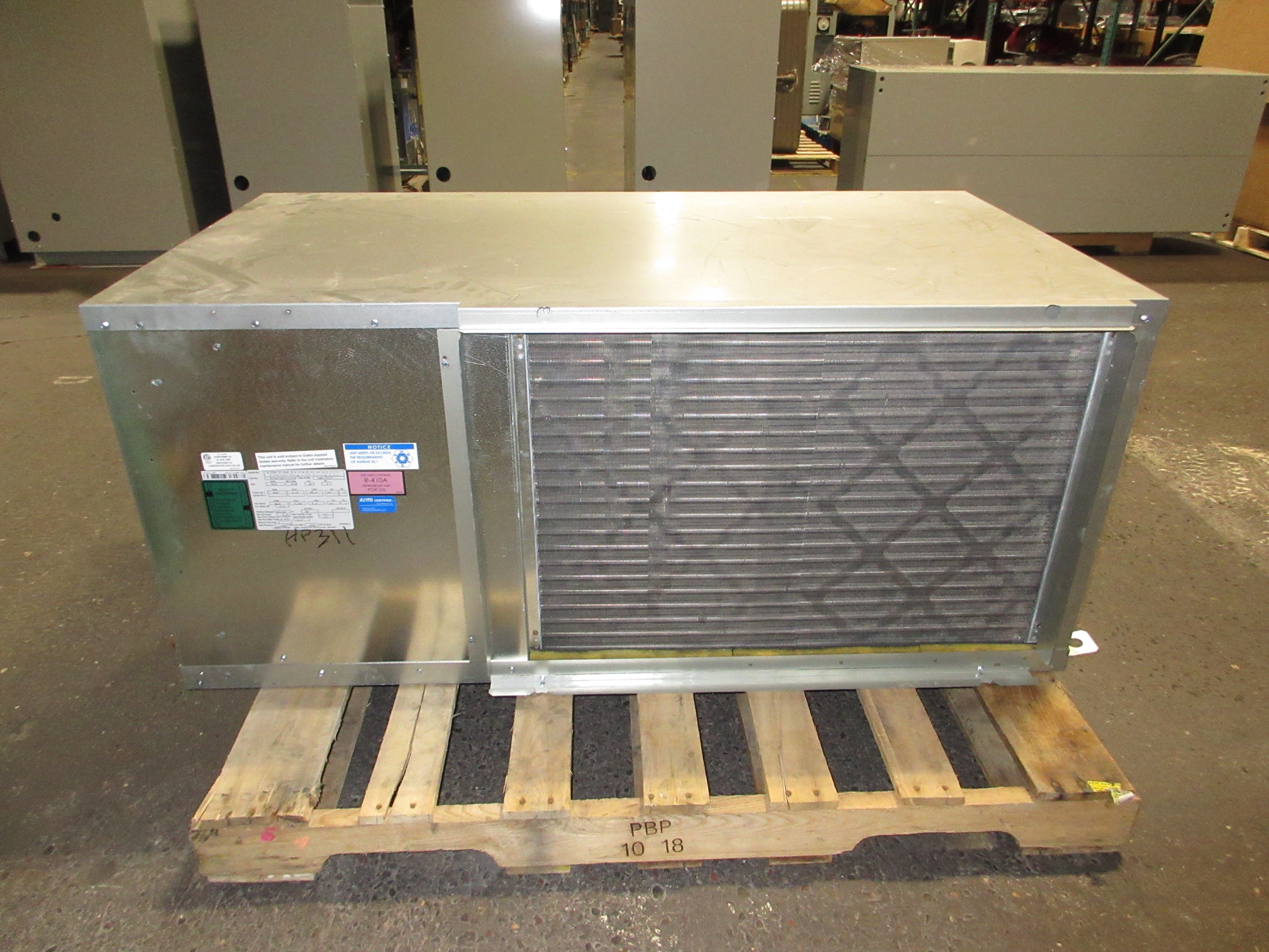 Daikin Water Source Heat Pump E026725701300 4-Ton 460V 3Ph 60Hz MFD: 2017 Used