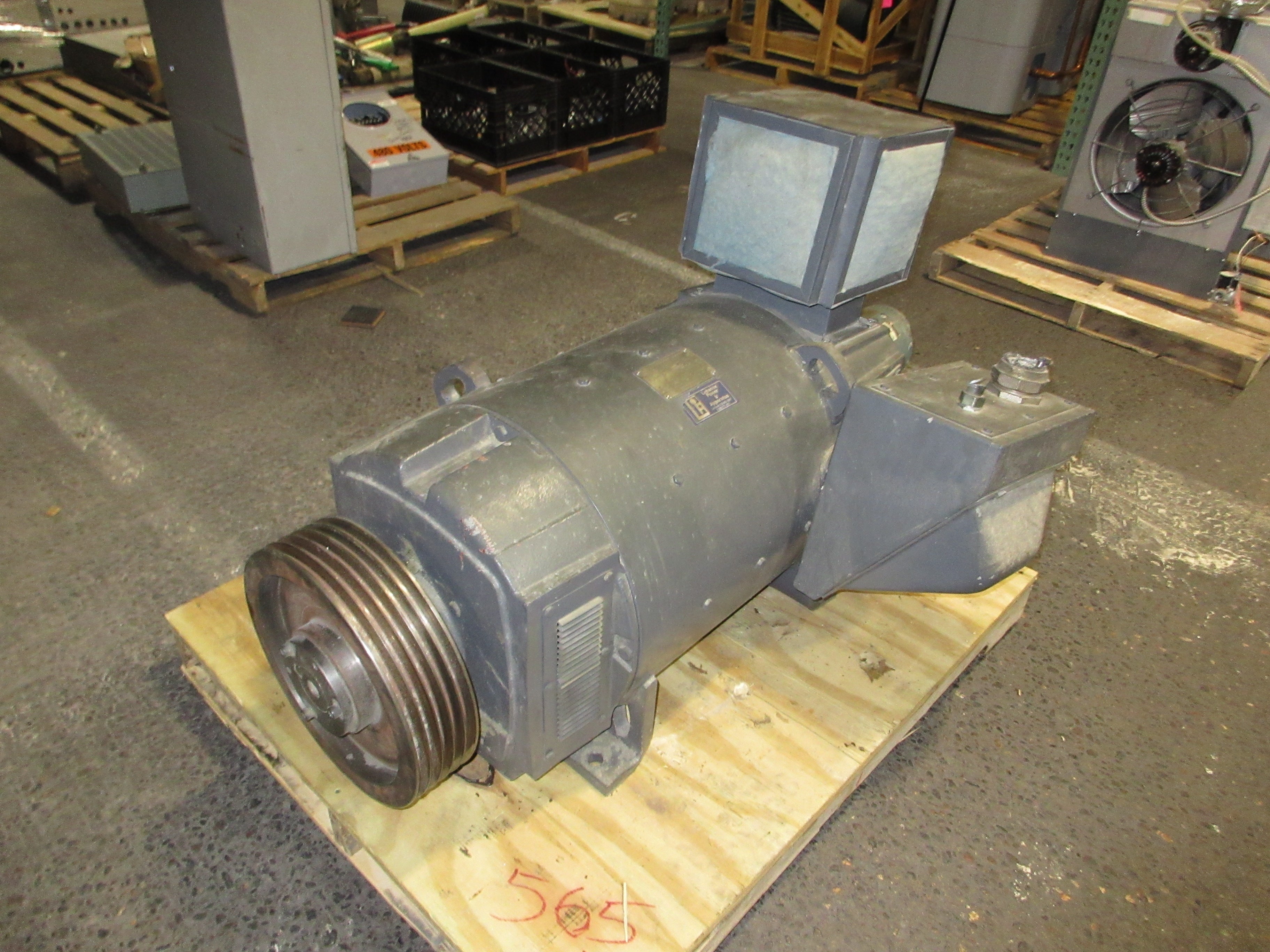 Allen-Bradley DC Motor 5CD204RA002A109 150HP 1750/2000RPM 500V 240A Used