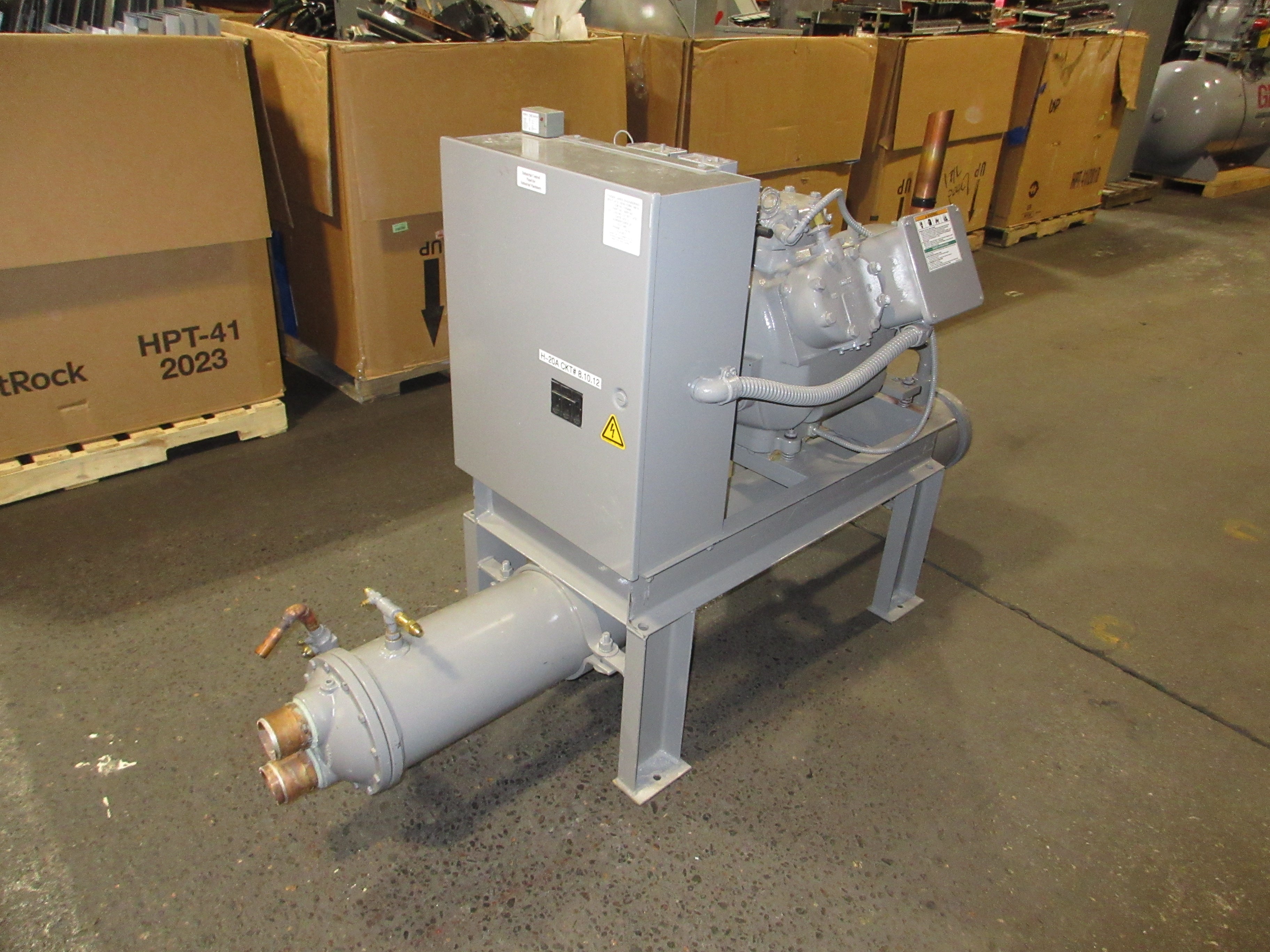 Carlyle Semi-Hermetic Reciprocating Compressor 06EM175300 3Ph 75CFM@1800RPM Used