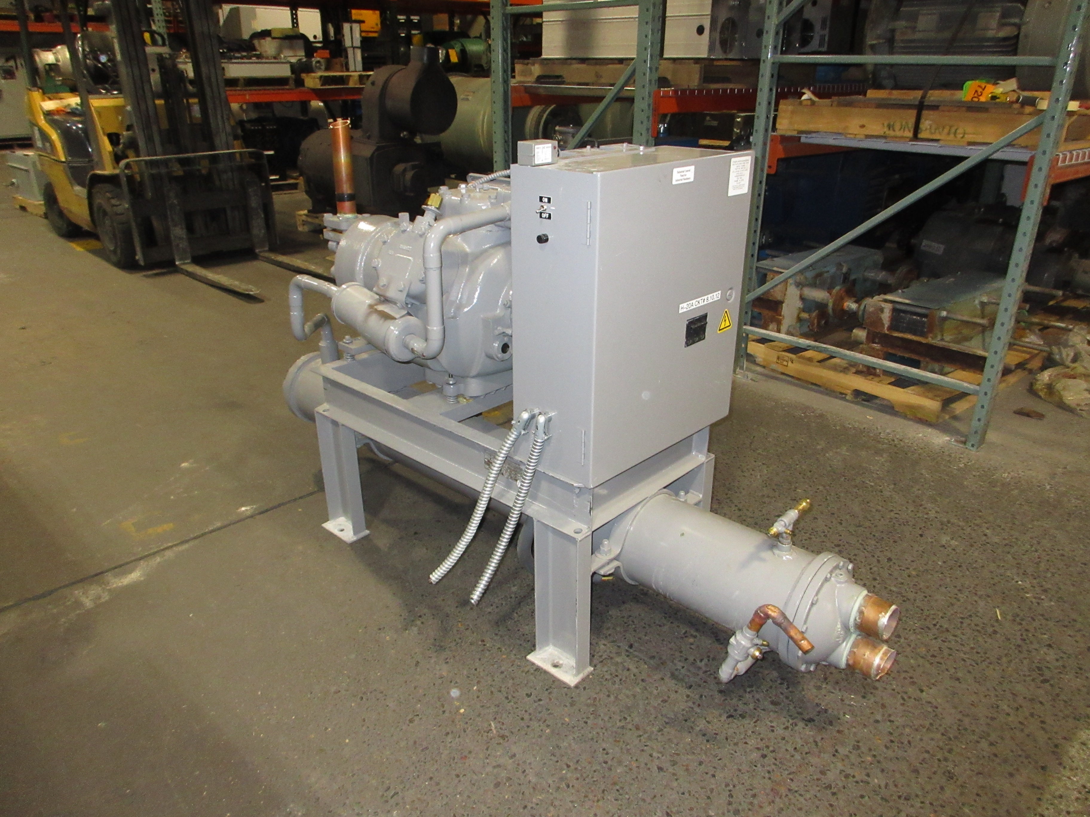 Carlyle Semi-Hermetic Reciprocating Compressor 06EM175300 3Ph 75CFM@1800RPM Used