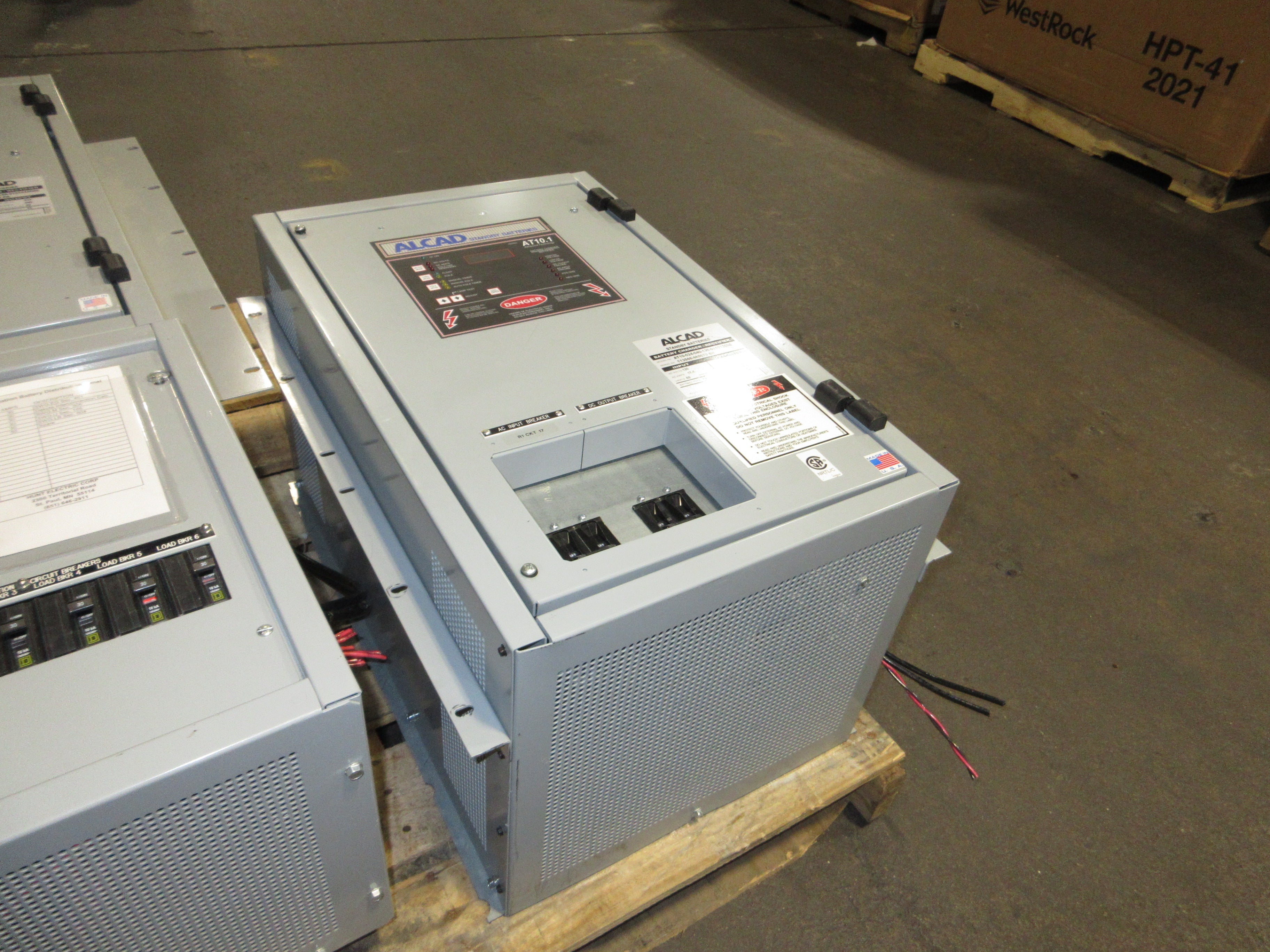 Alcad Series AT10.1 Battery Charger/Rectifier AT10-024-040-120-011013000 Used