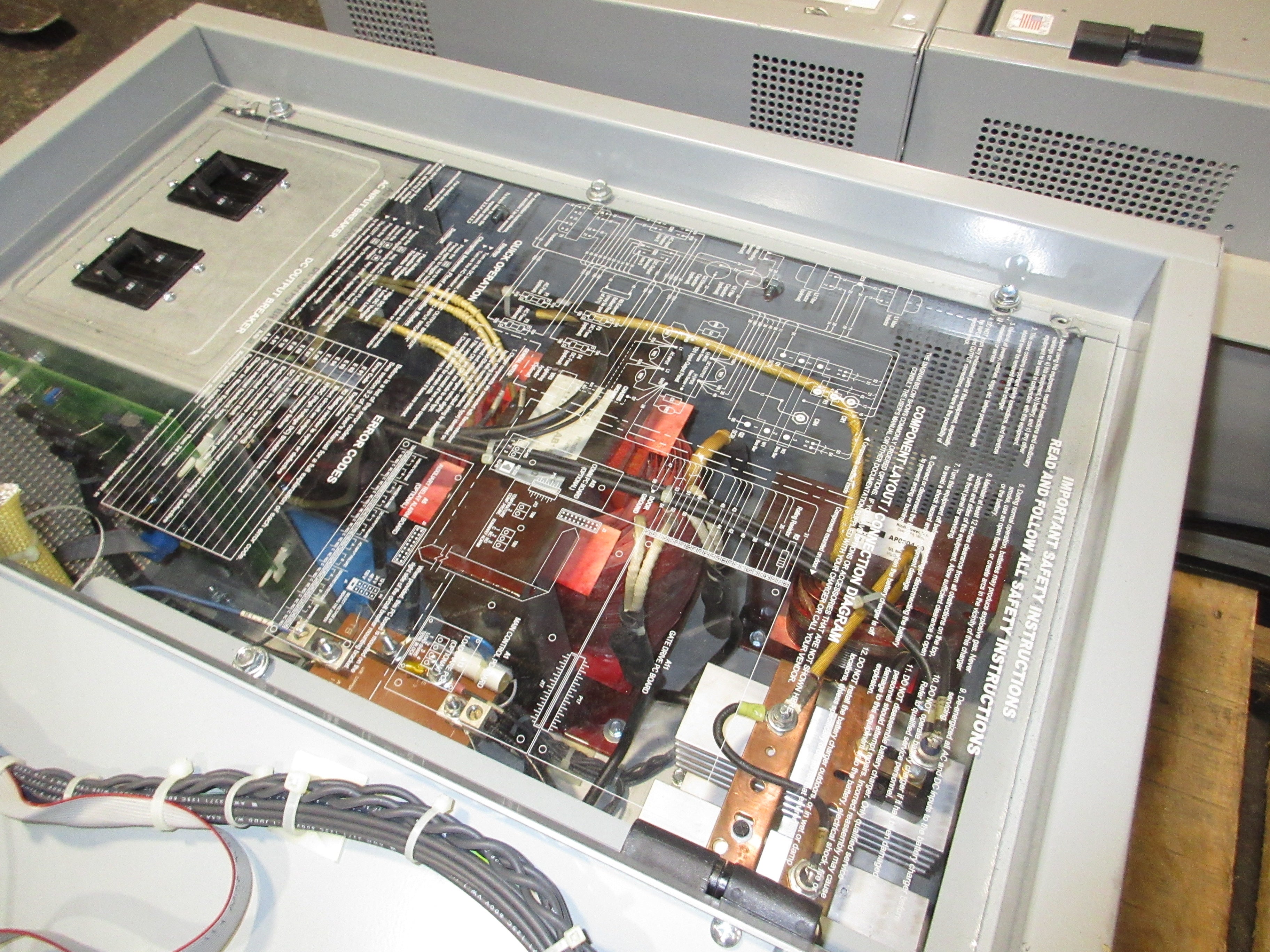 Alcad Series AT10.1 Battery Charger/Rectifier AT10-024-040-120-011013000 Used