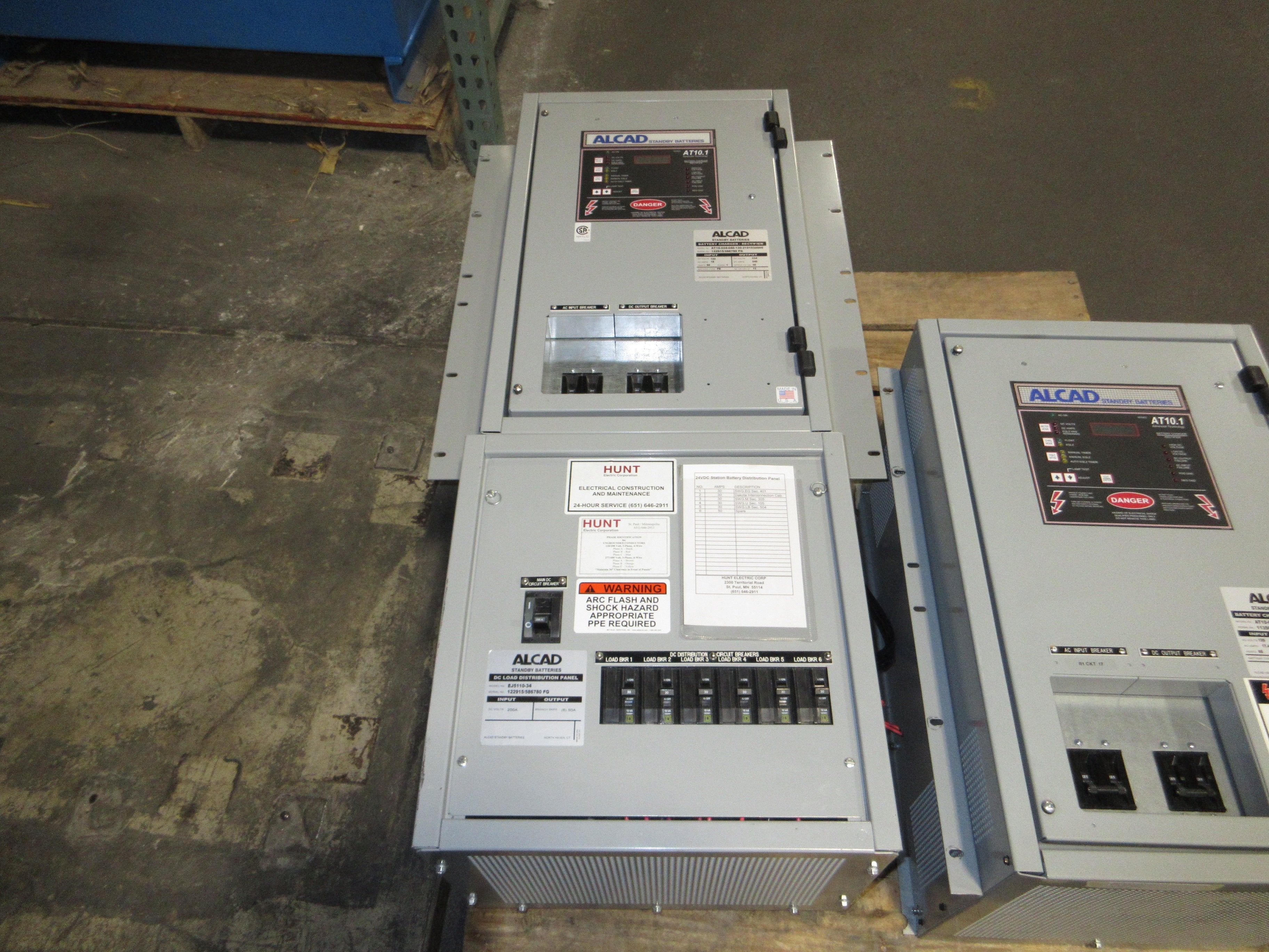Alcad Series AT10.1 Battery Charger/Rectifier AT10-024-040-120-011013000 Used