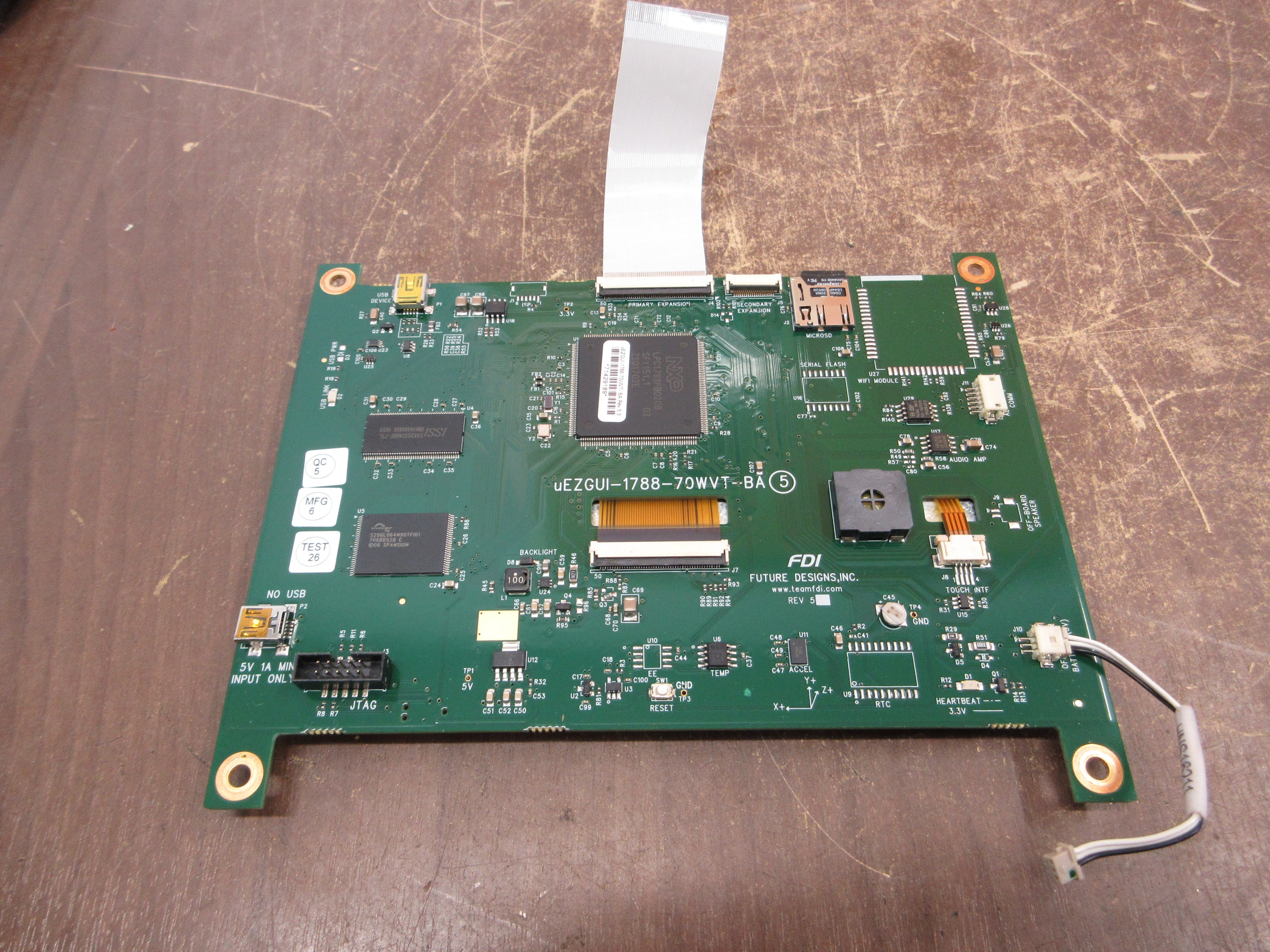 Future Designs, Inc. Display Module uEZGUI-1788-70WVT-BA Used
