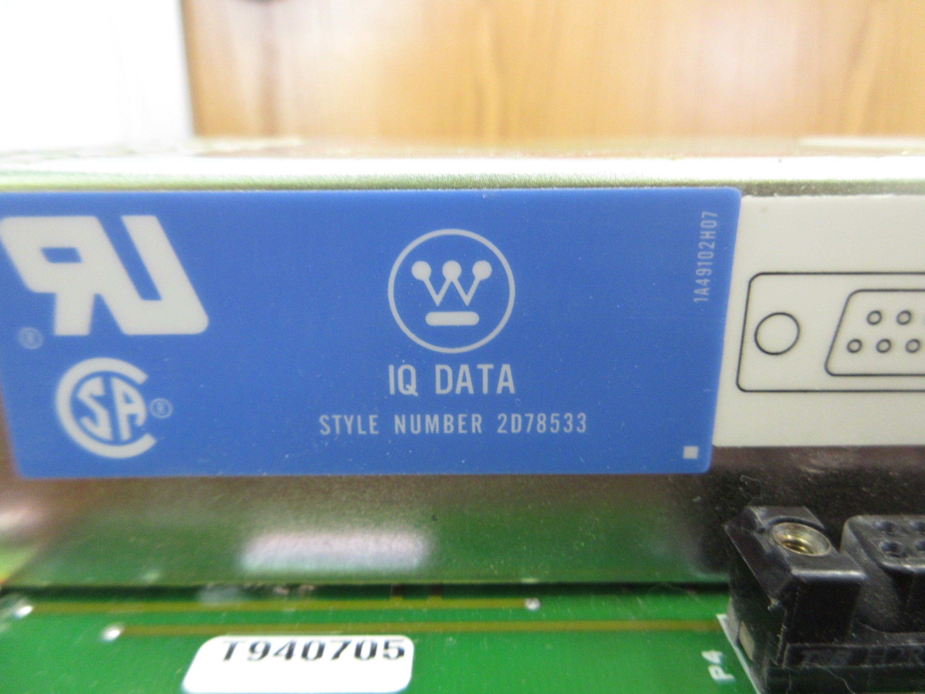Westinghouse IQ Data Module 2D78533 Used