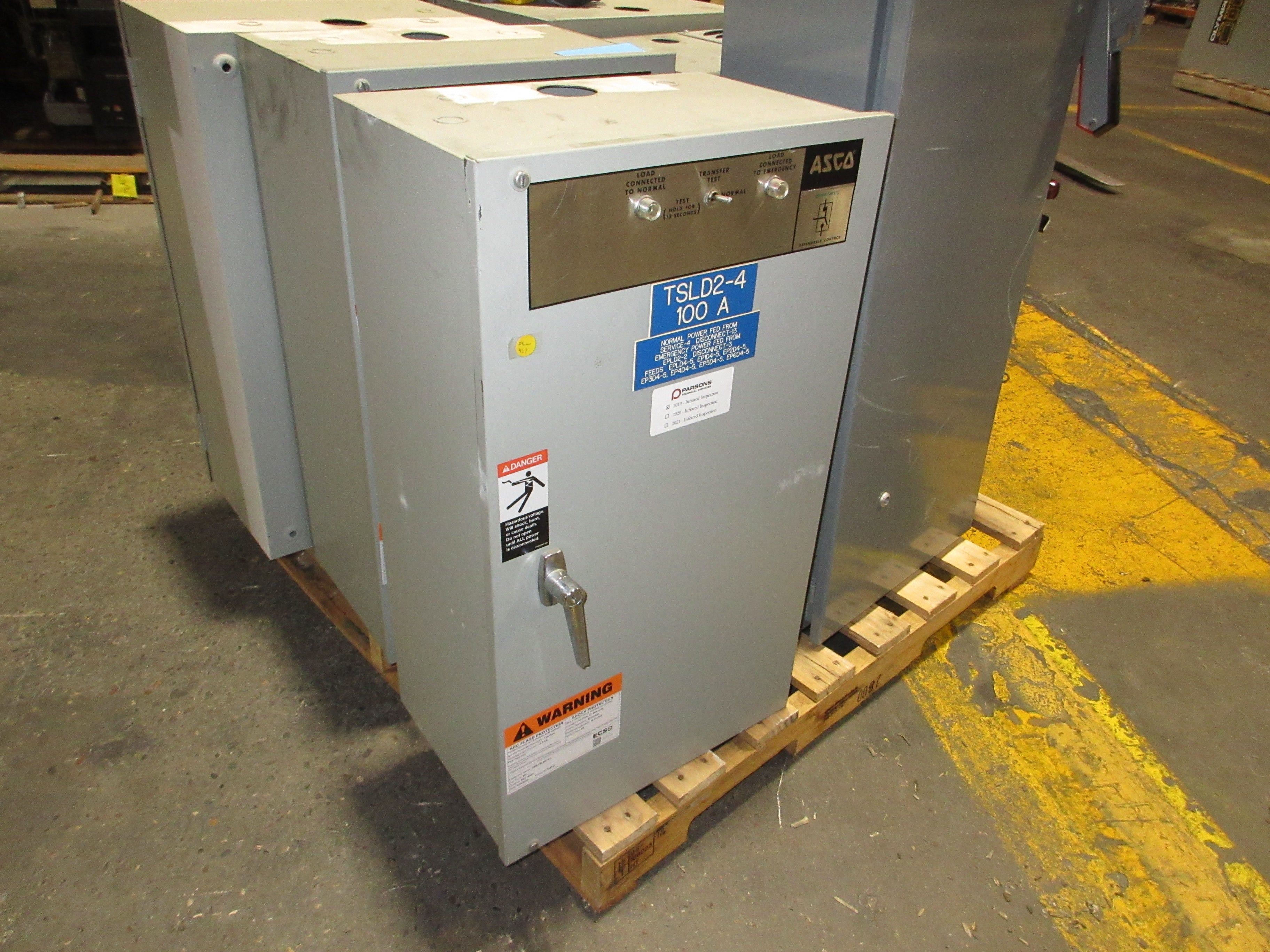 Asco Series 940 Automatic Transfer Switch B940310097XC 100A 480Y/277V 60Hz Used