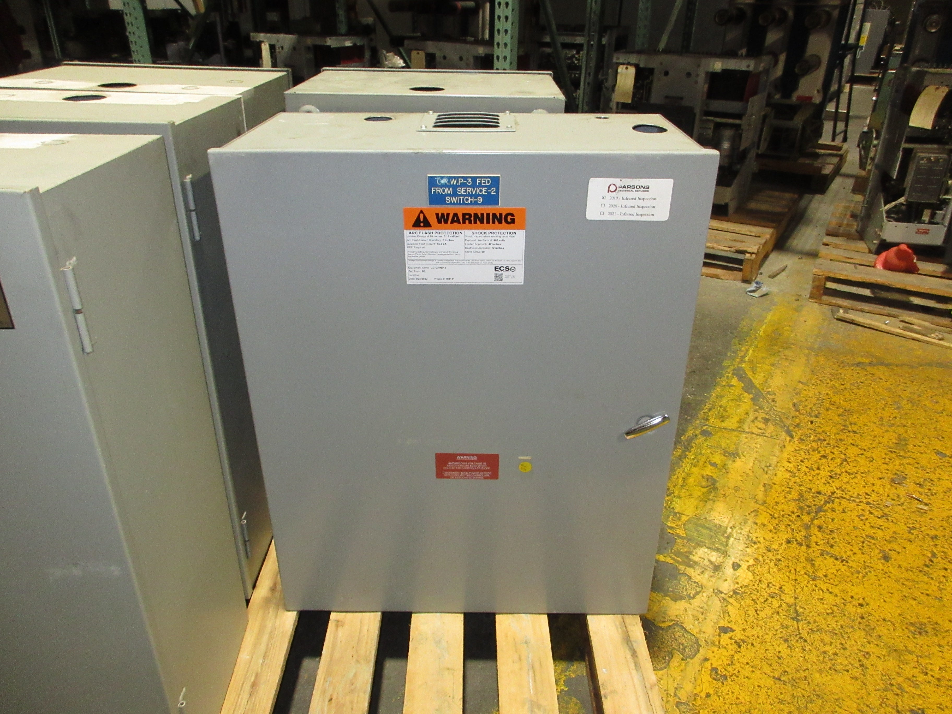 Allen-Bradley Enclosed SMC-2 Soft Start 150-A97NB Ser. A 75HP 460V 97A Used