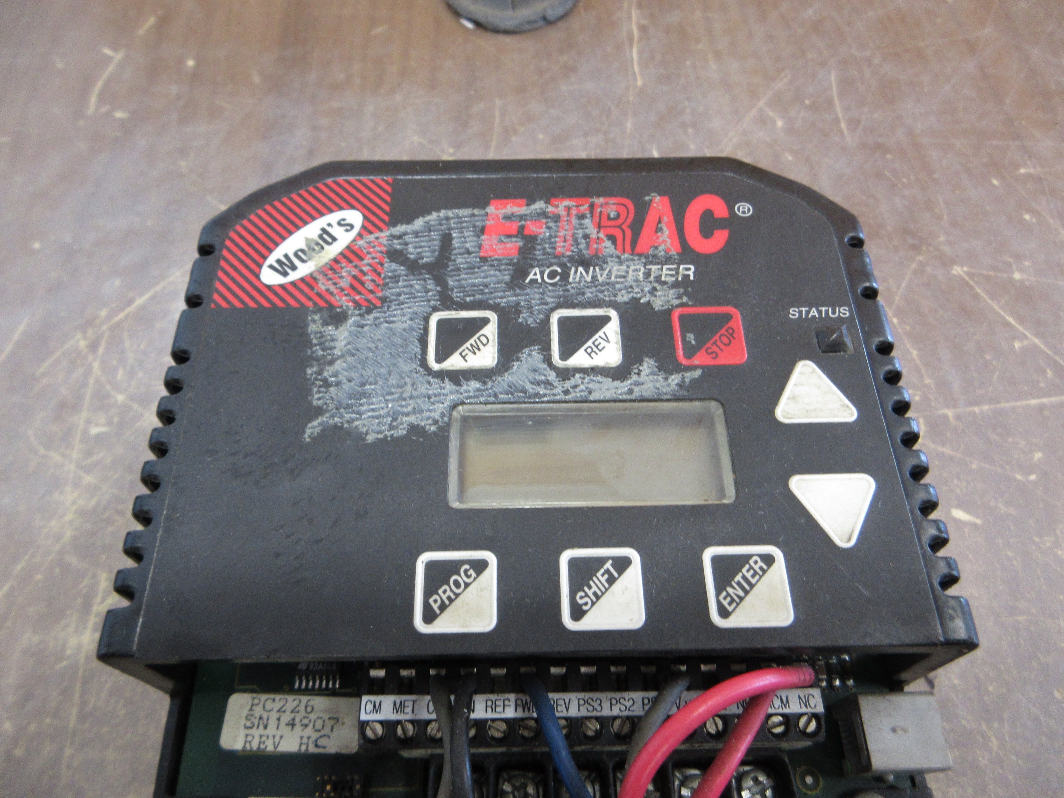 TB Wood's AC Drive XFC4002-0B 2HP *Missing Terminal Cover* Used