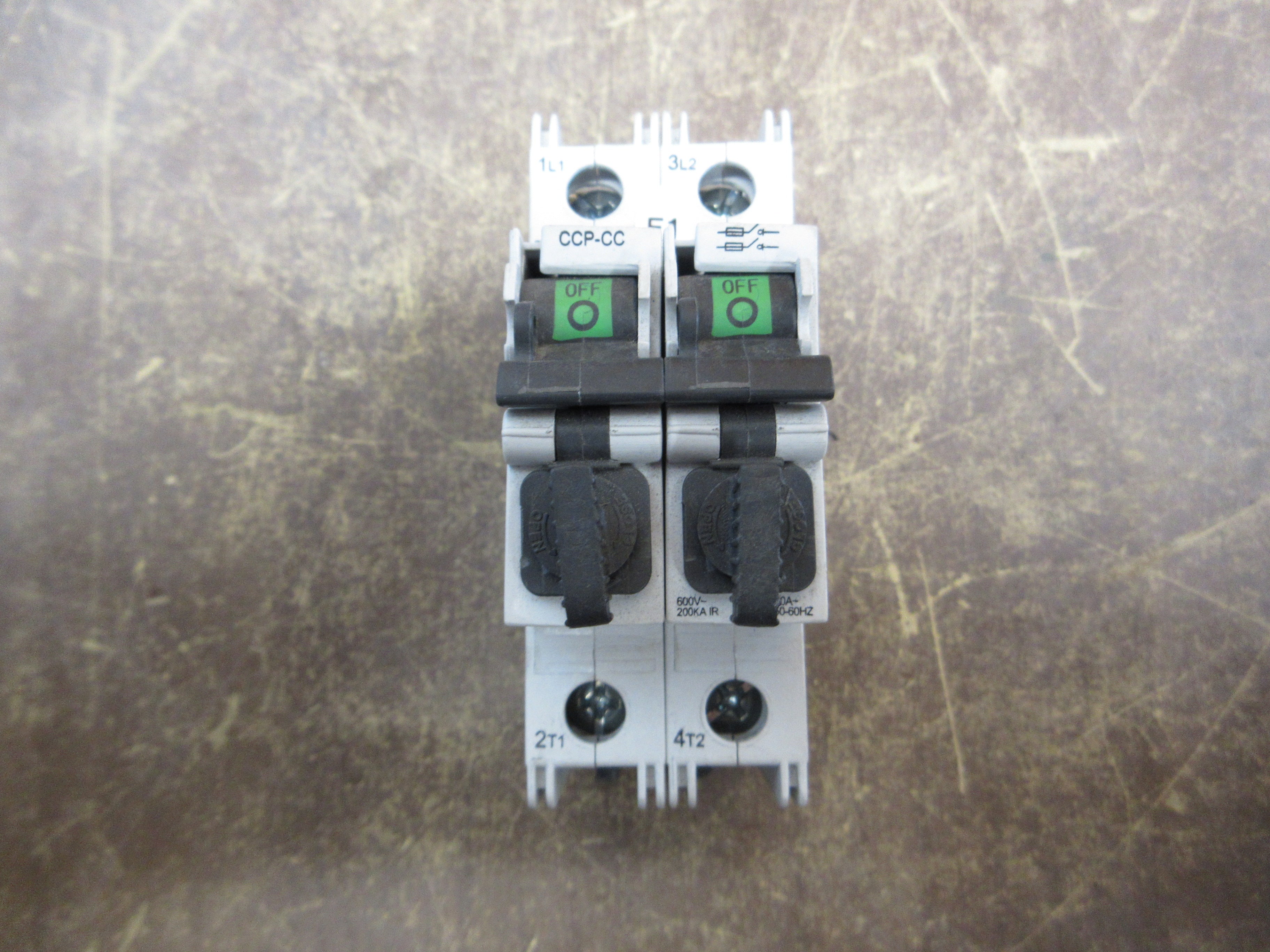 Cooper Bussmann Fusible Circuit Breaker CCP-2-30CC 30A 600V 2P Used