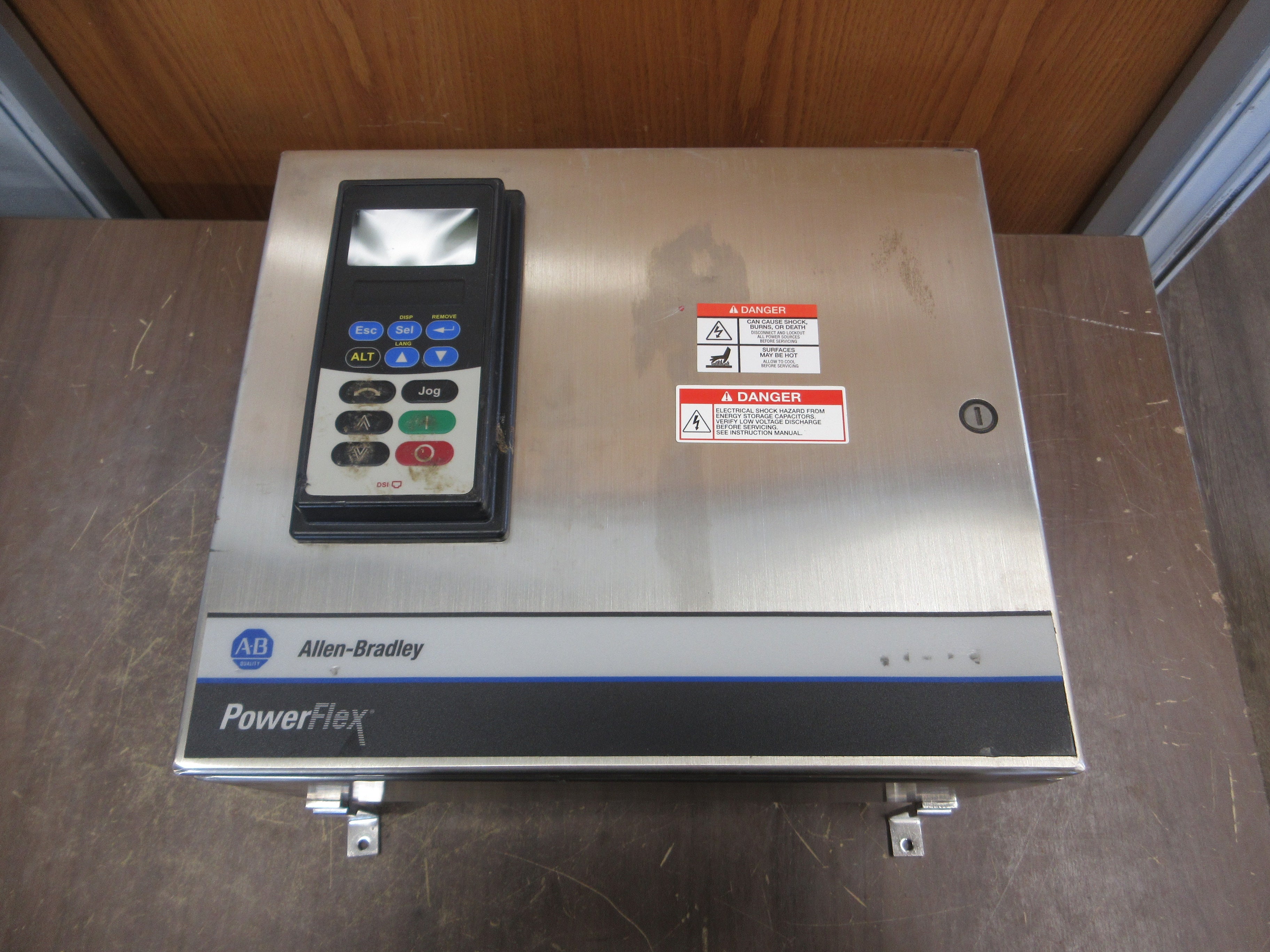 Allen-Bradley Stainless Steel PowerFlex 40 AC Drive 23B-D4P0CF04NN 2HP 3Ph Used