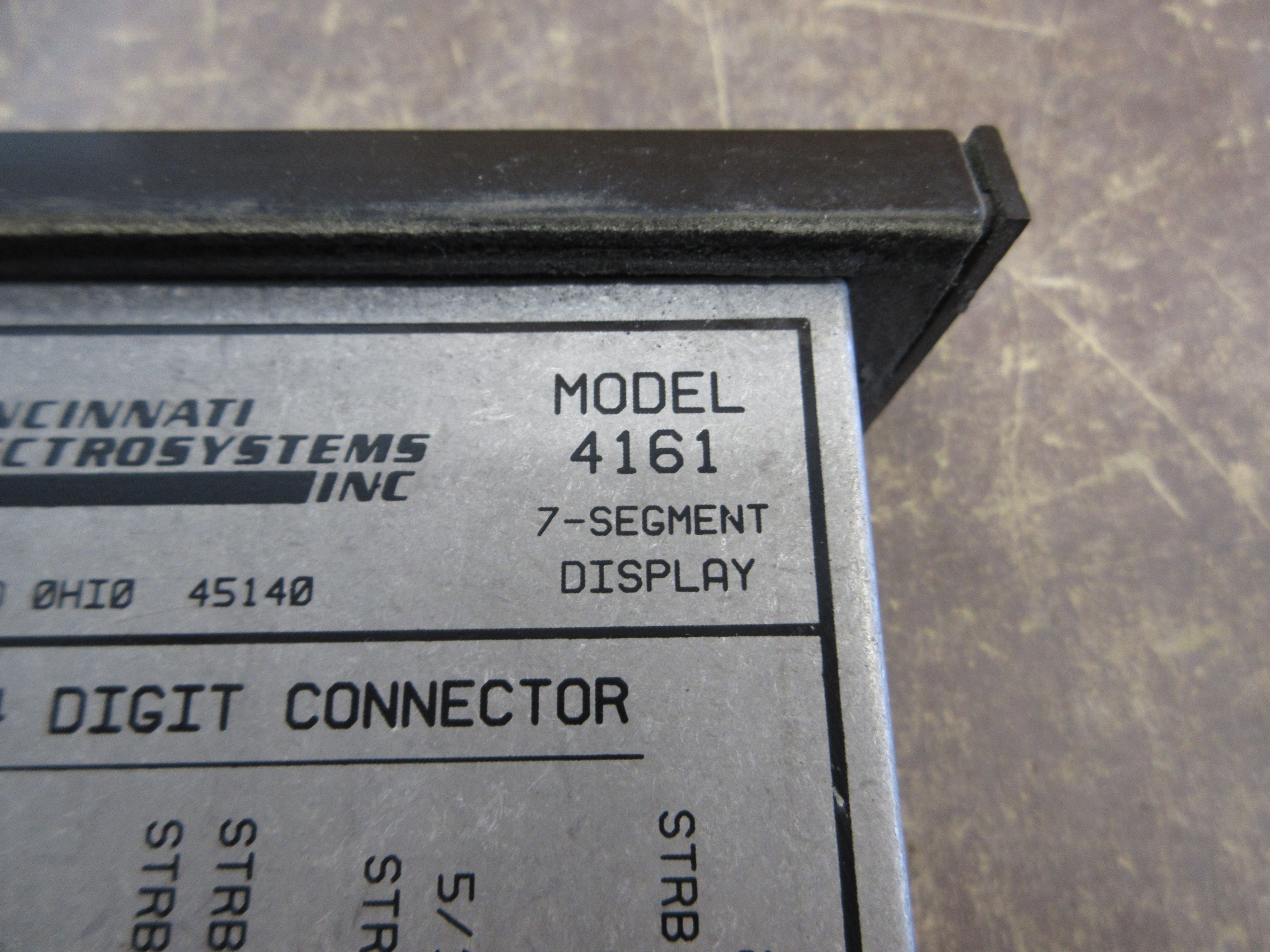 Cincinnati Electrosystems 7-Segment Display 4161 Used