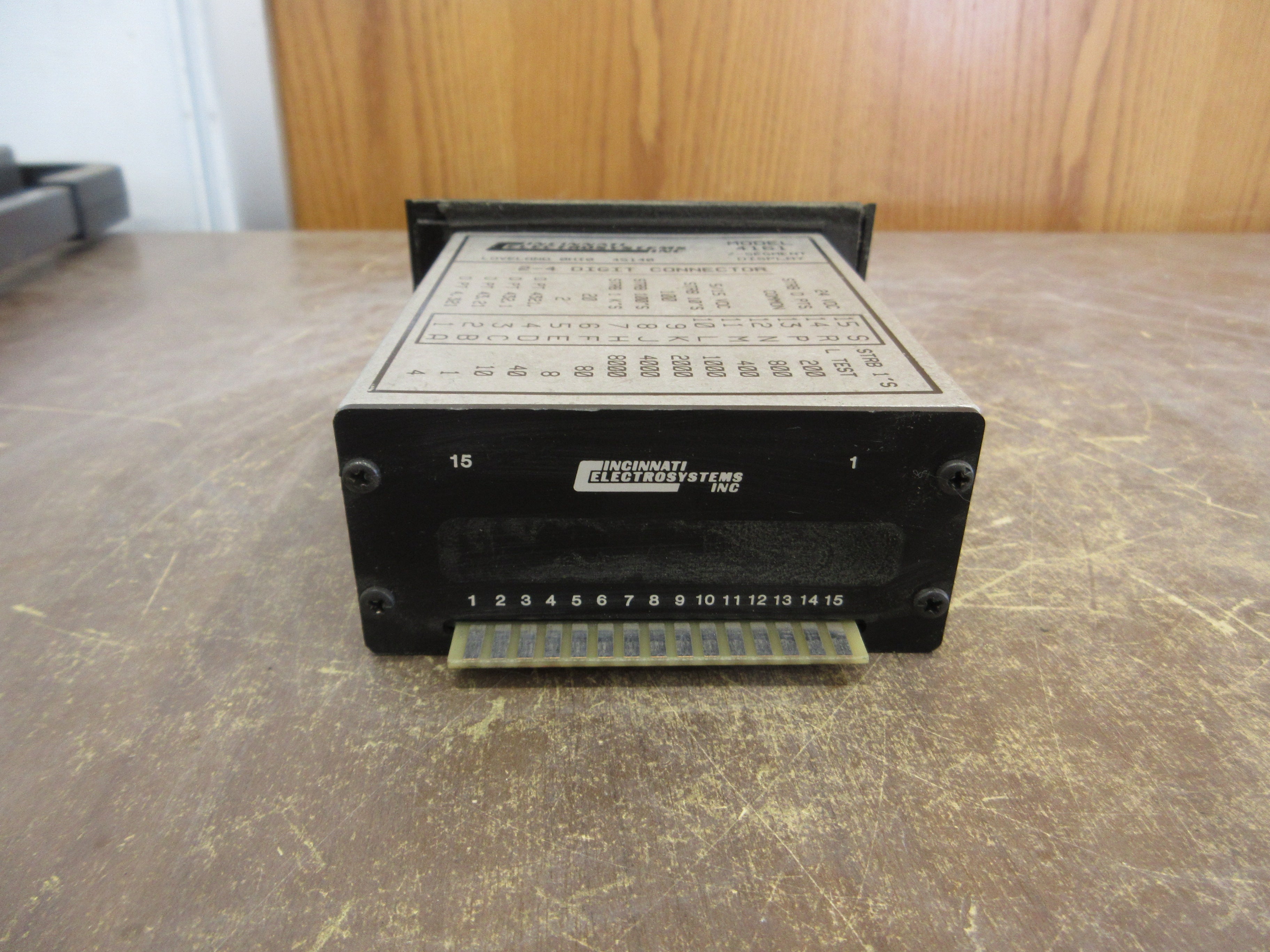 Cincinnati Electrosystems 7-Segment Display 4161 Used
