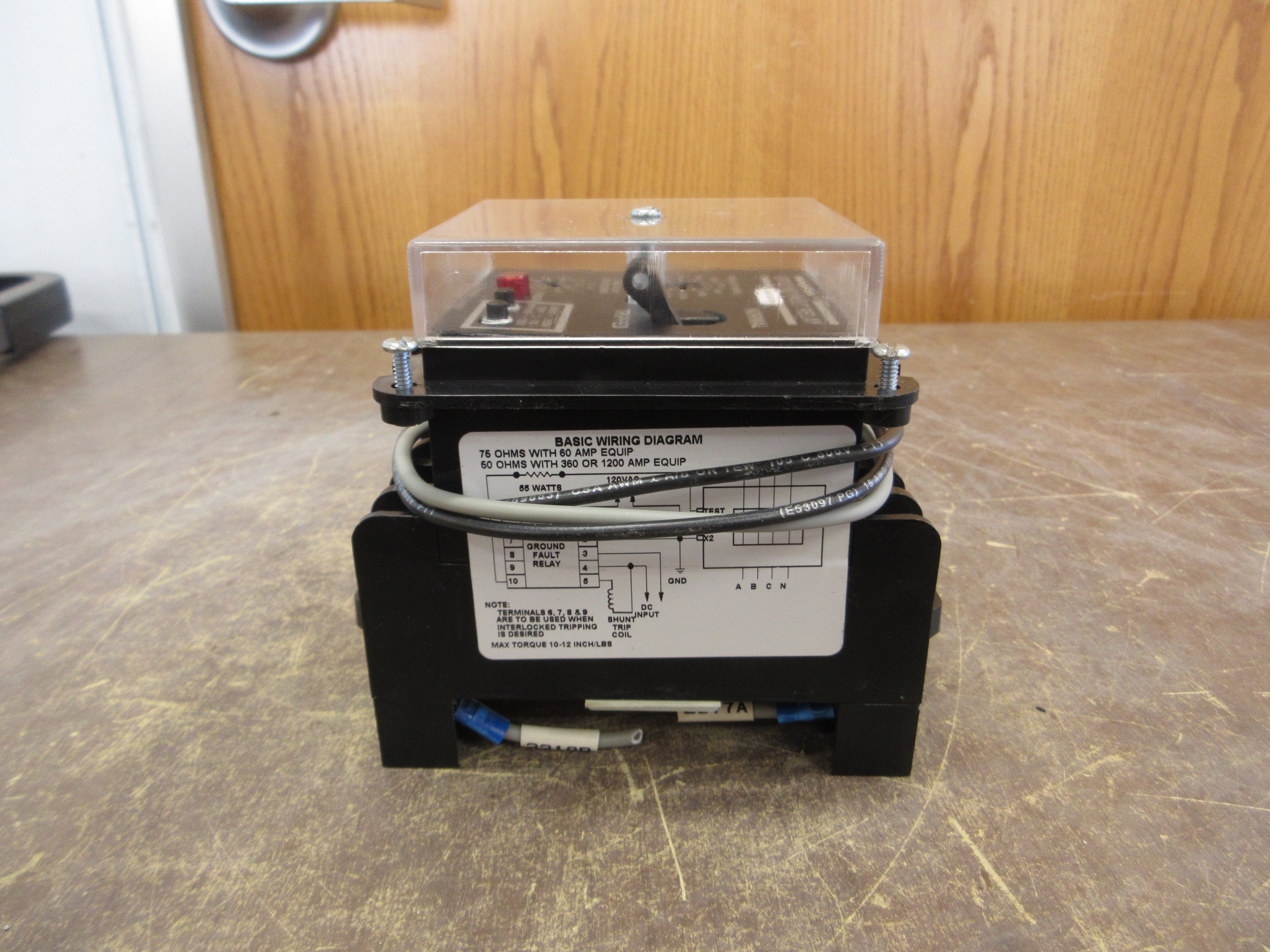 Instrument Transformers Ground Fault Relay BGFL 239-1200 *Broken Insulator* Used