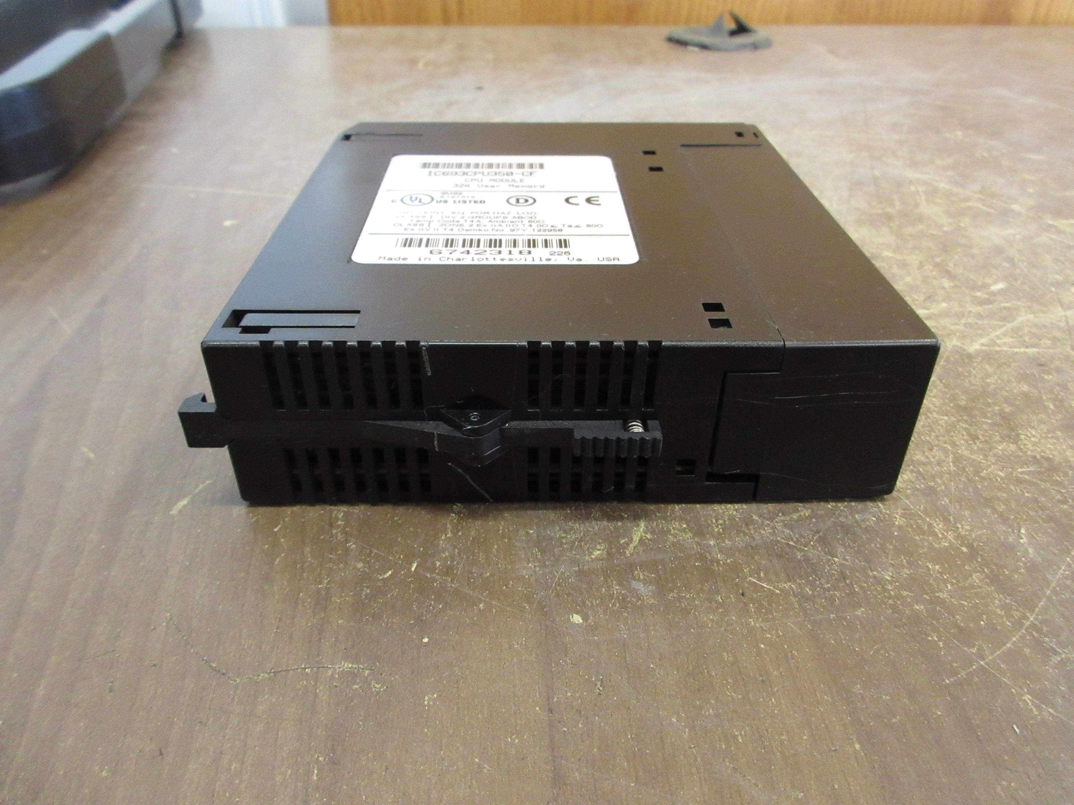 GE Fanuc CPU Module IC693CPU350-CF 32k User Memory Used