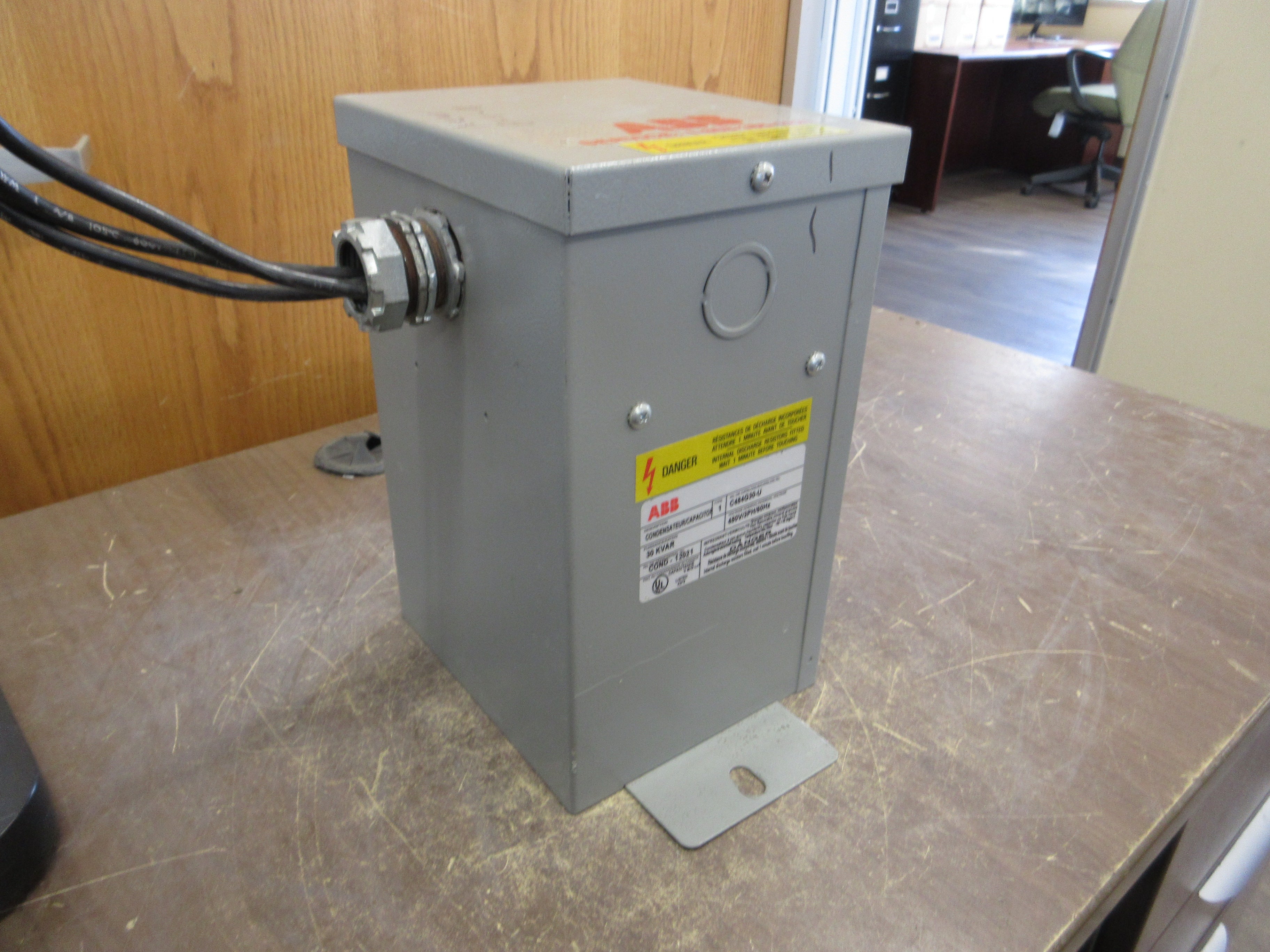 ABB Capacitor C484G30-U 30kVAR 480V 3Ph 60Hz Used